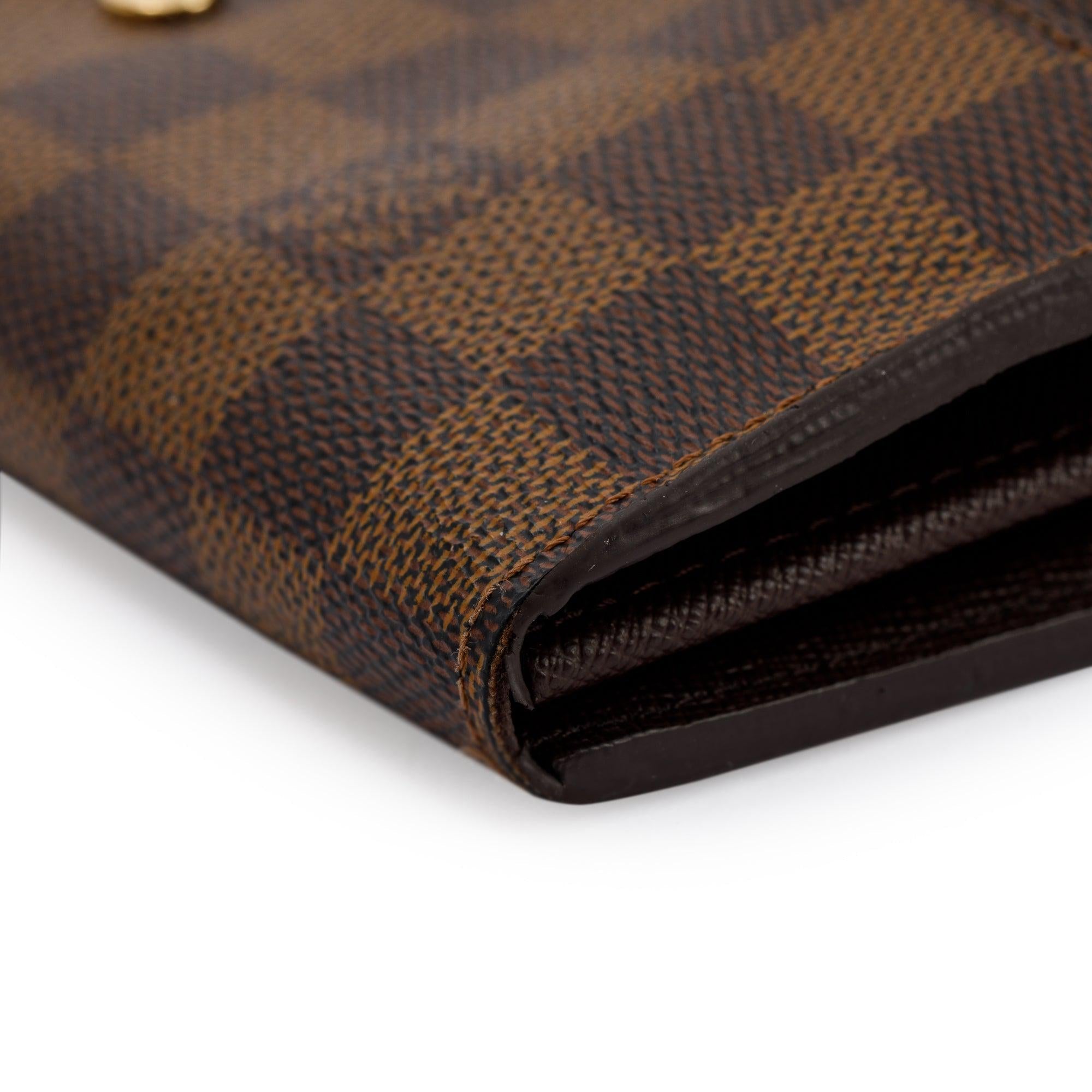 Louis Vuitton Damier Ebene Sarah Wallet