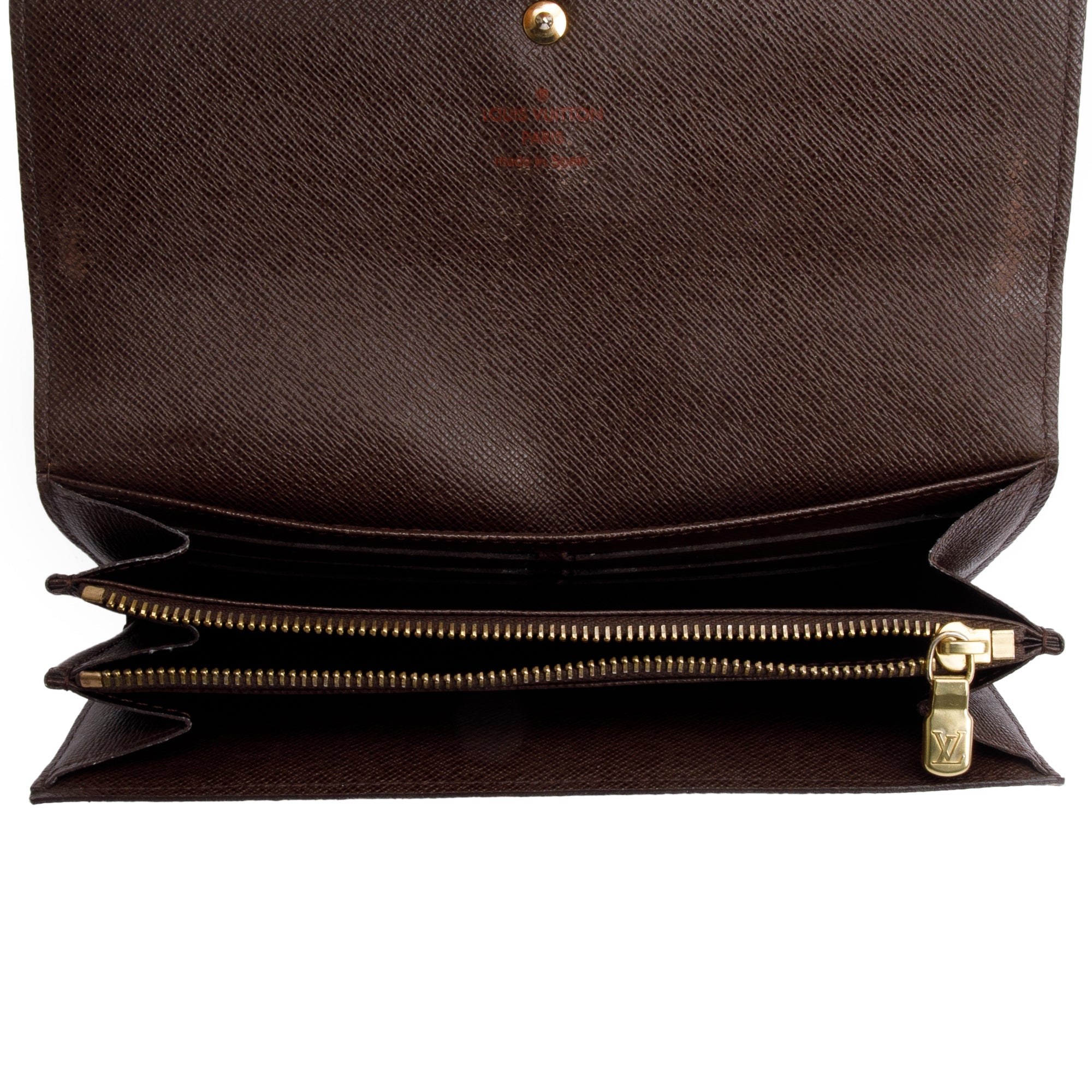 Louis Vuitton Damier Ebene Sarah Wallet