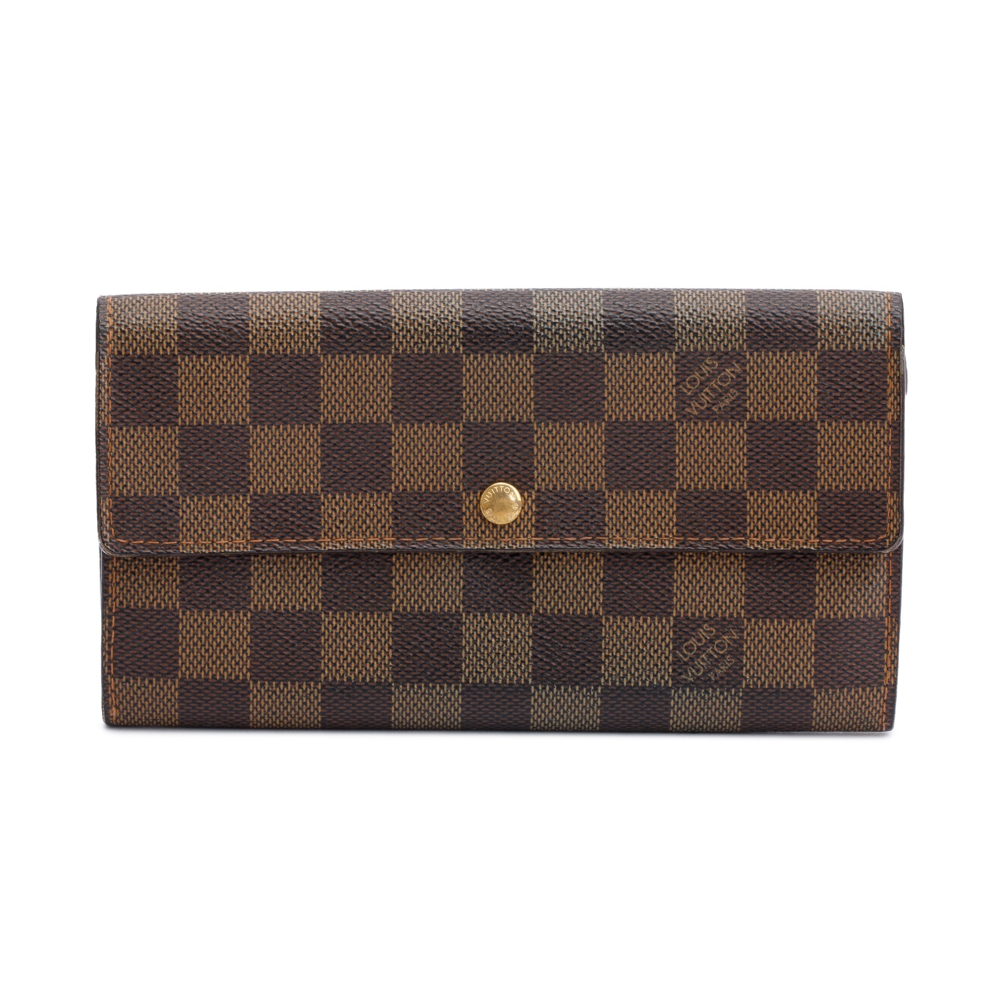 Louis Vuitton Damier Ebene Sarah Wallet