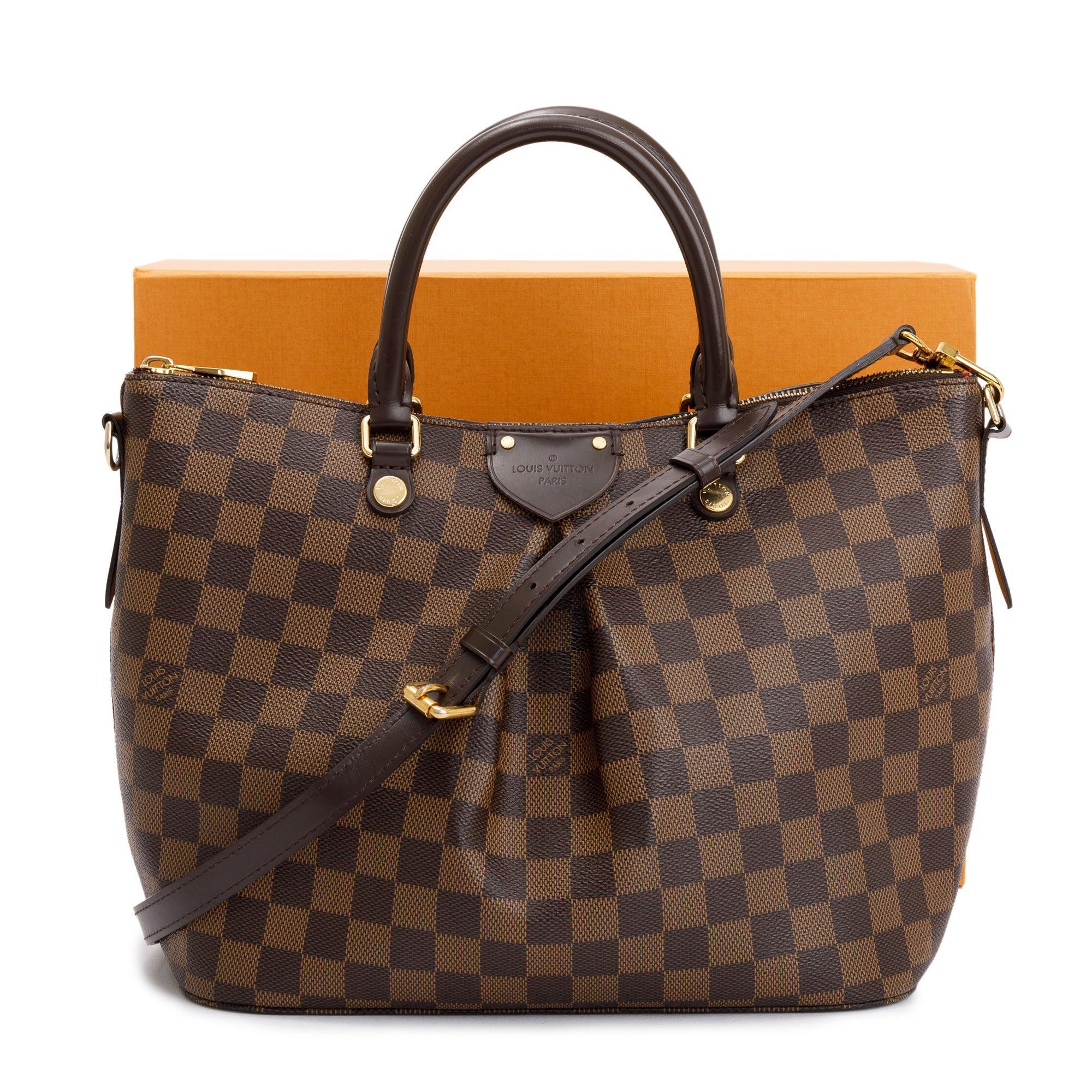Louis Vuitton Damier Ebene Siena MM w/ Box & Strap
