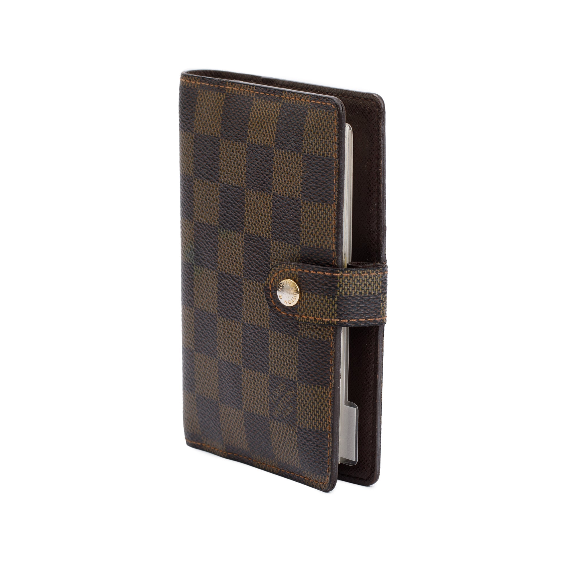 Louis Vuitton Damier Ebene Small Ring Agenda Cover
