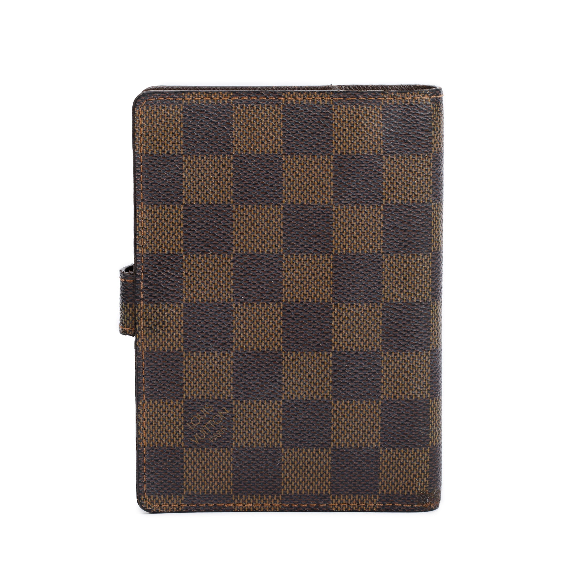 Louis Vuitton Damier Ebene Small Ring Agenda Cover