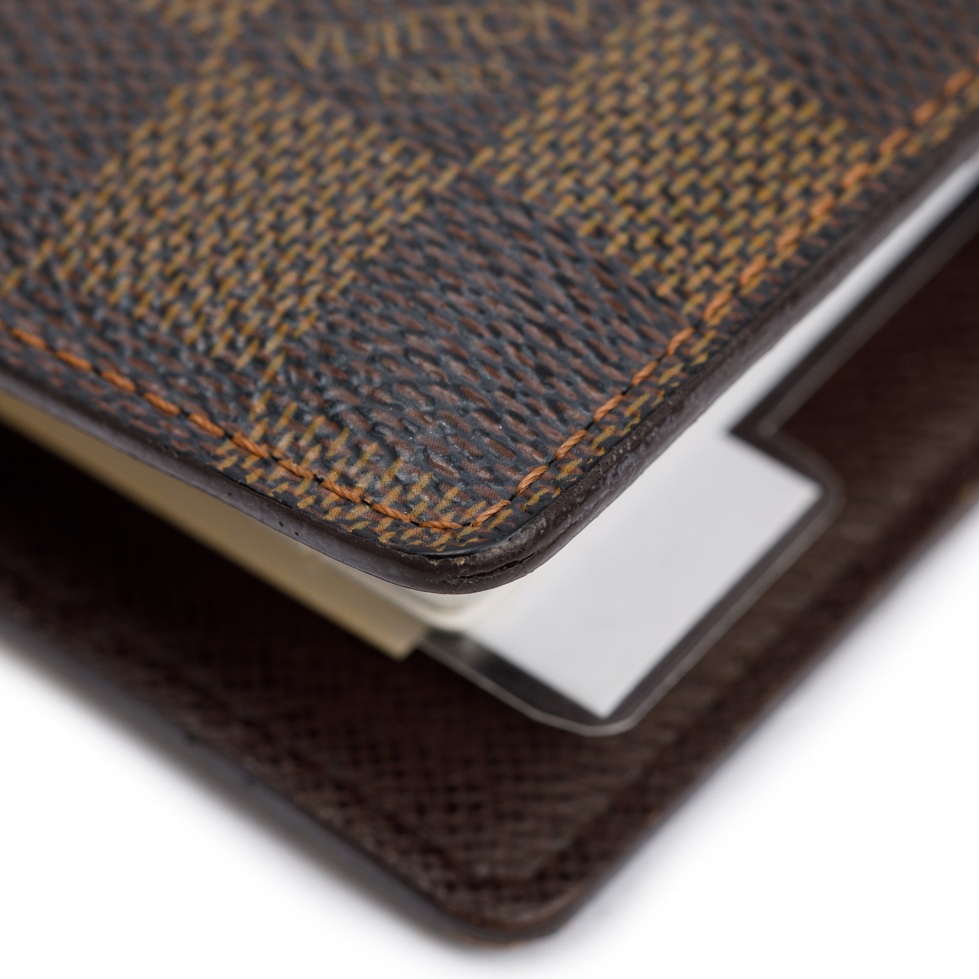 Louis Vuitton Damier Ebene Small Ring Agenda Cover