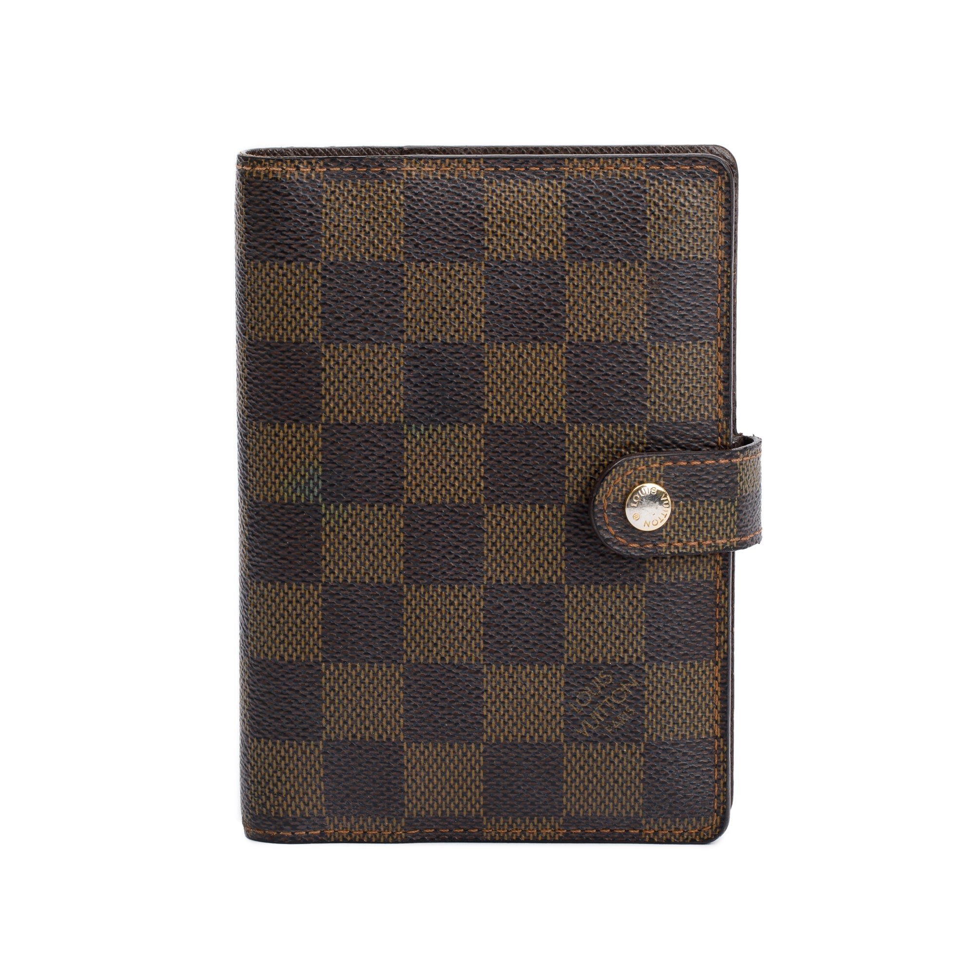 Louis Vuitton Damier Ebene Small Ring Agenda Cover