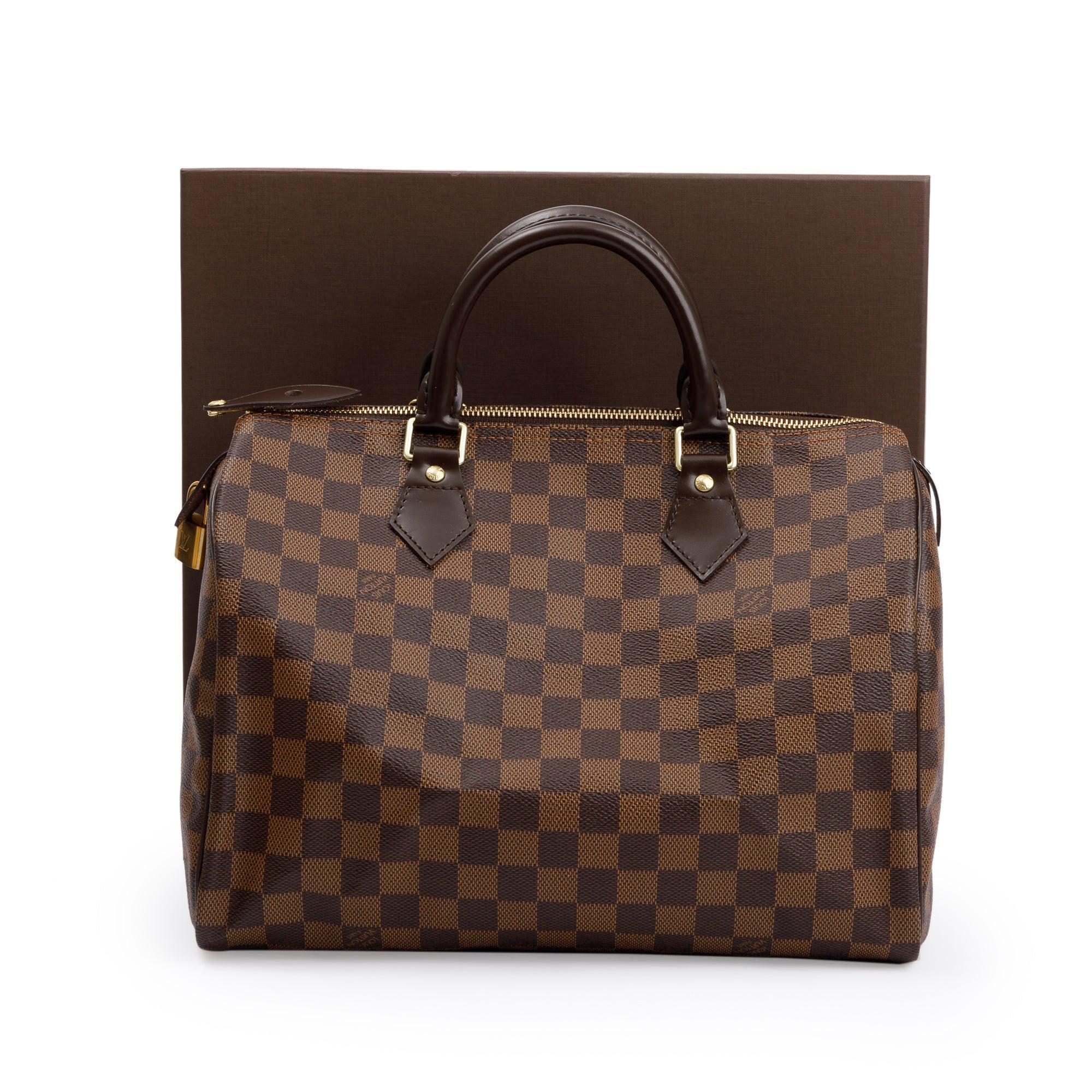 Louis Vuitton Damier Ebene Speedy 30 w/ Box
