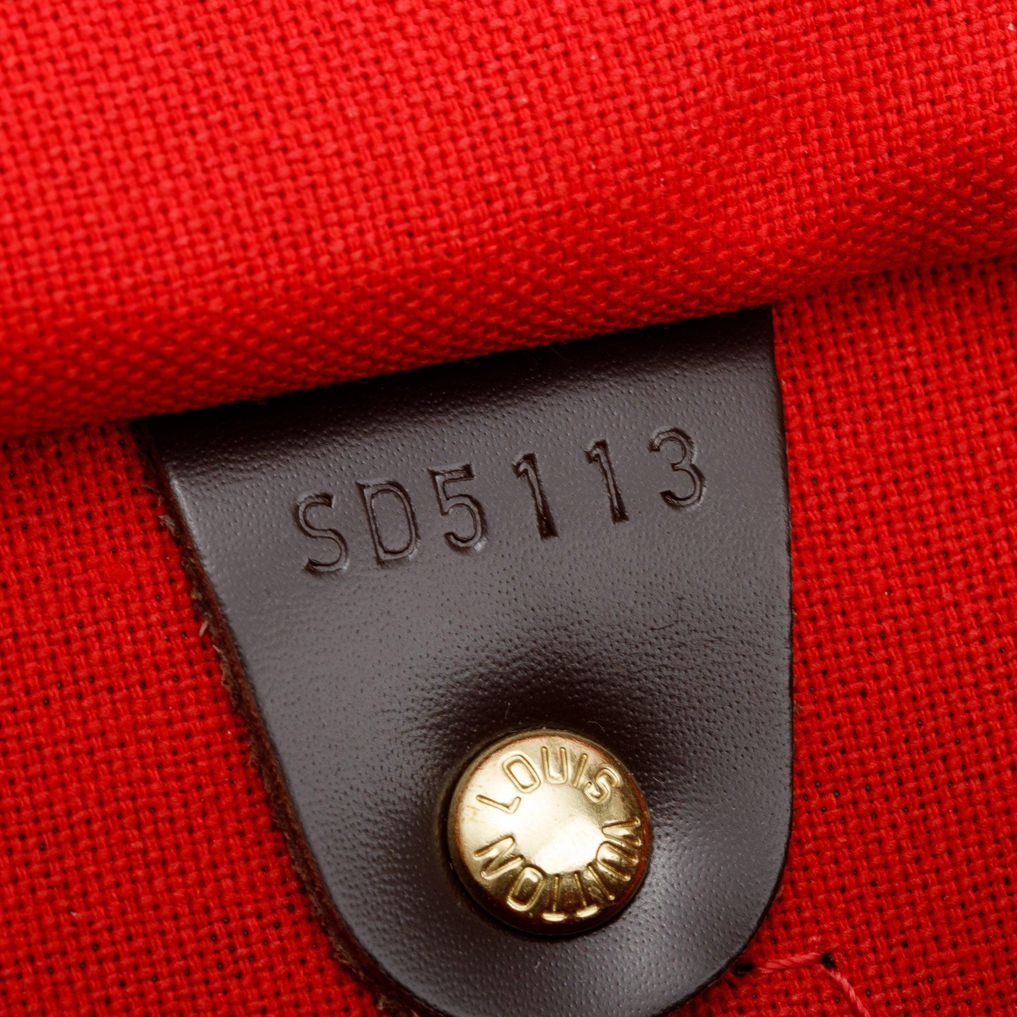 Louis Vuitton Damier Ebene Speedy 30 w/ Box