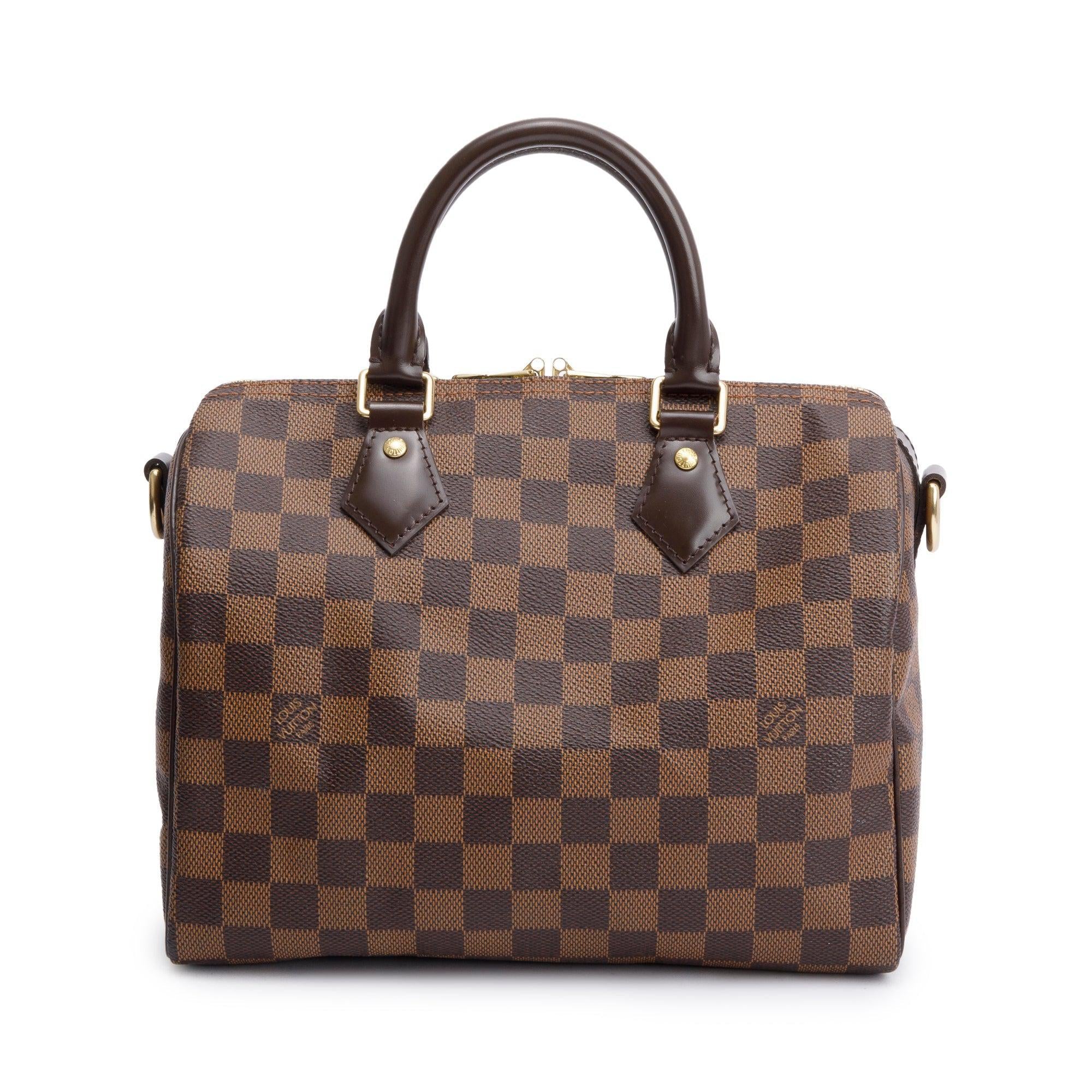 Louis Vuitton Damier Ebene Speedy Bandouliere 25
