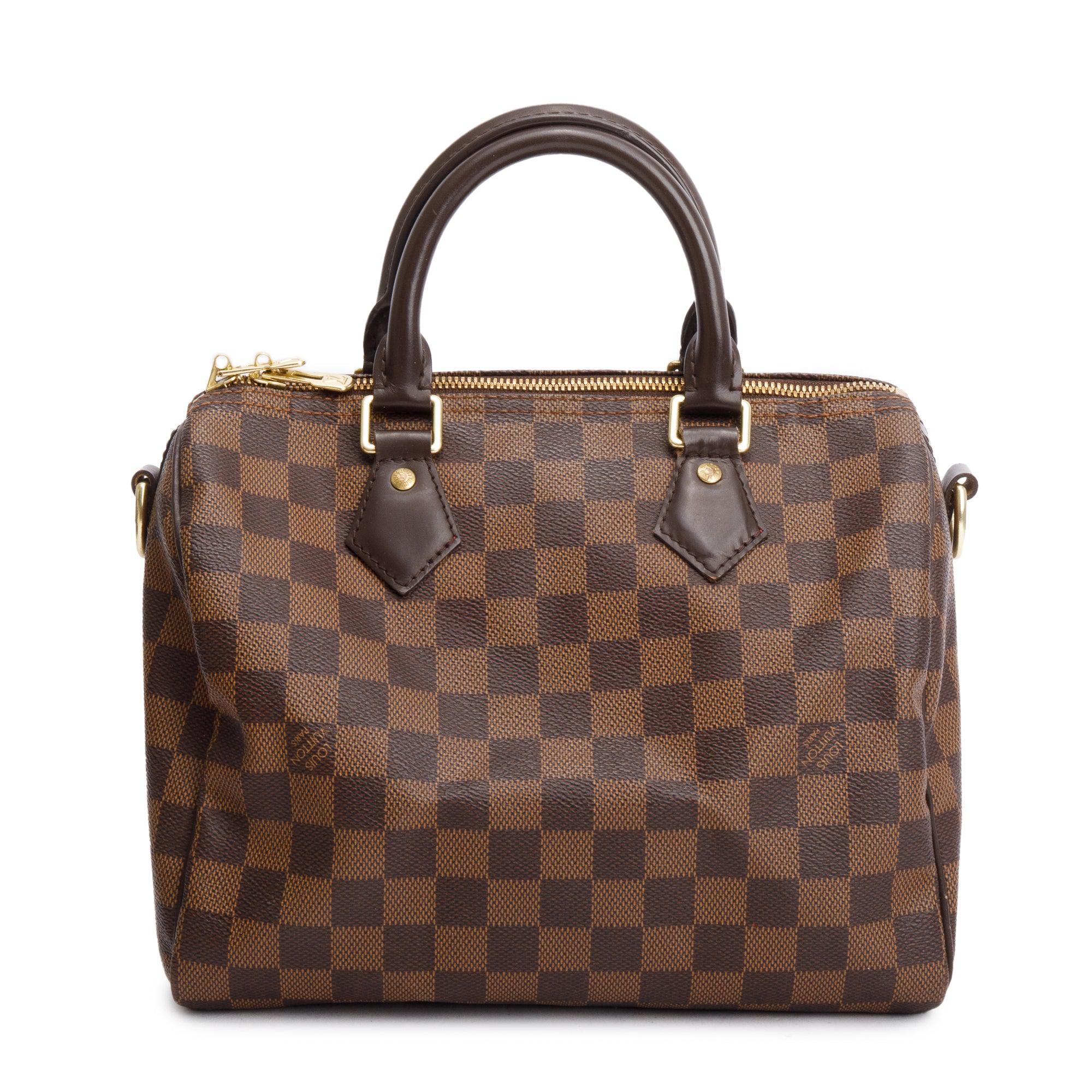 Louis Vuitton Damier Ebene Speedy Bandouliere 25