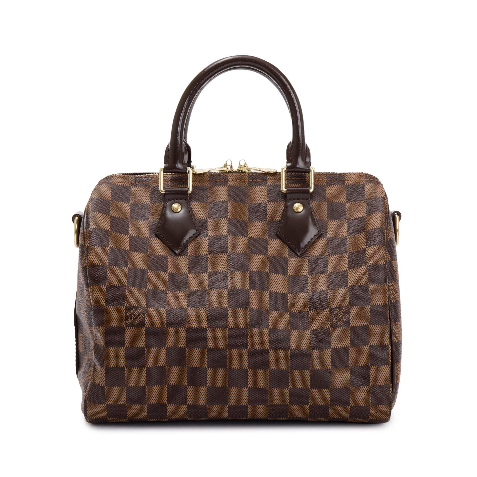 Louis Vuitton Damier Ebene Speedy Bandouliere 25