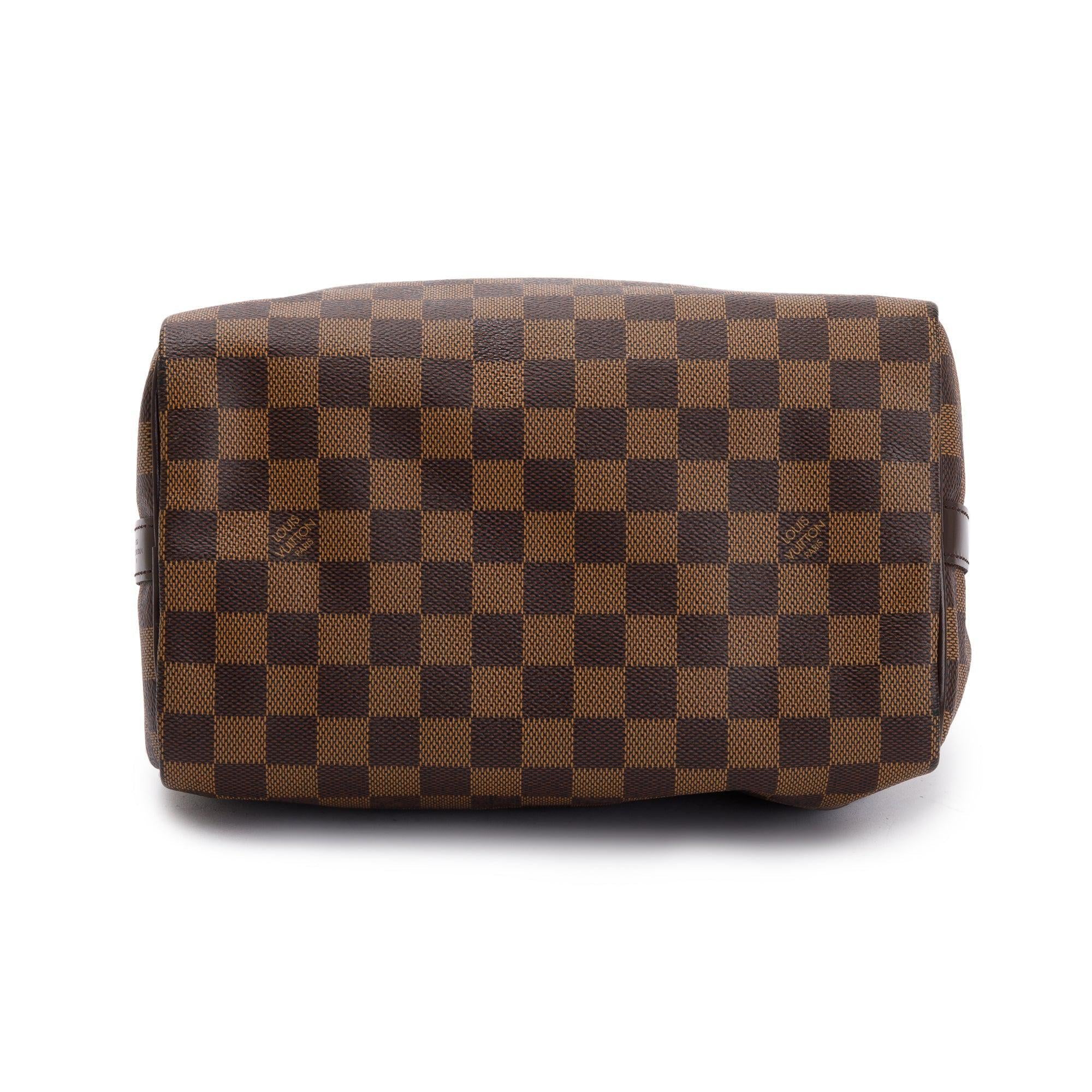 Louis Vuitton Damier Ebene Speedy Bandouliere 25