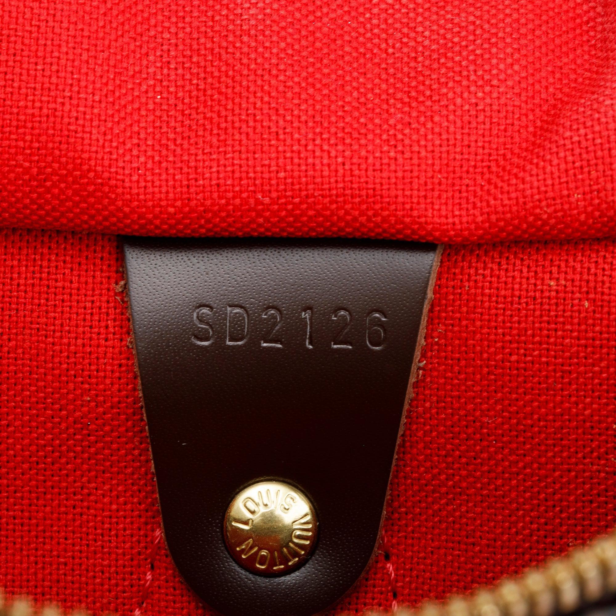 Louis Vuitton Damier Ebene Speedy Bandouliere 25