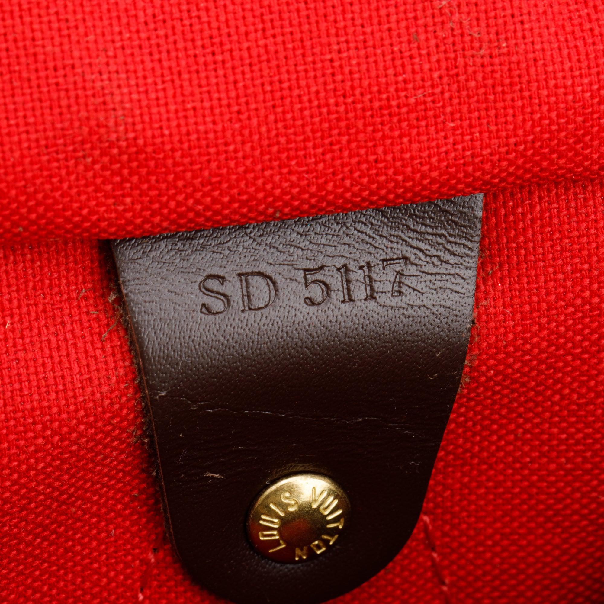 Louis Vuitton Damier Ebene Speedy Bandouliere 25