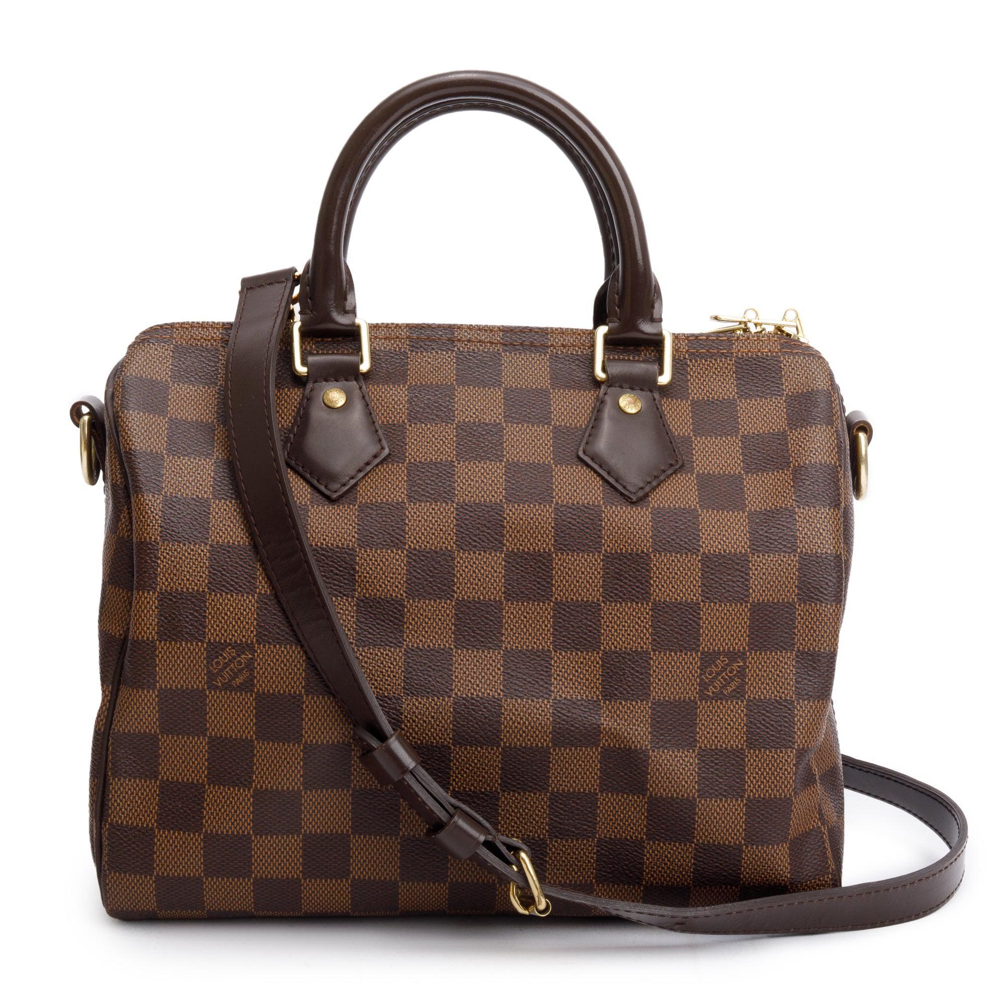 Louis Vuitton Damier Ebene Speedy Bandouliere 25