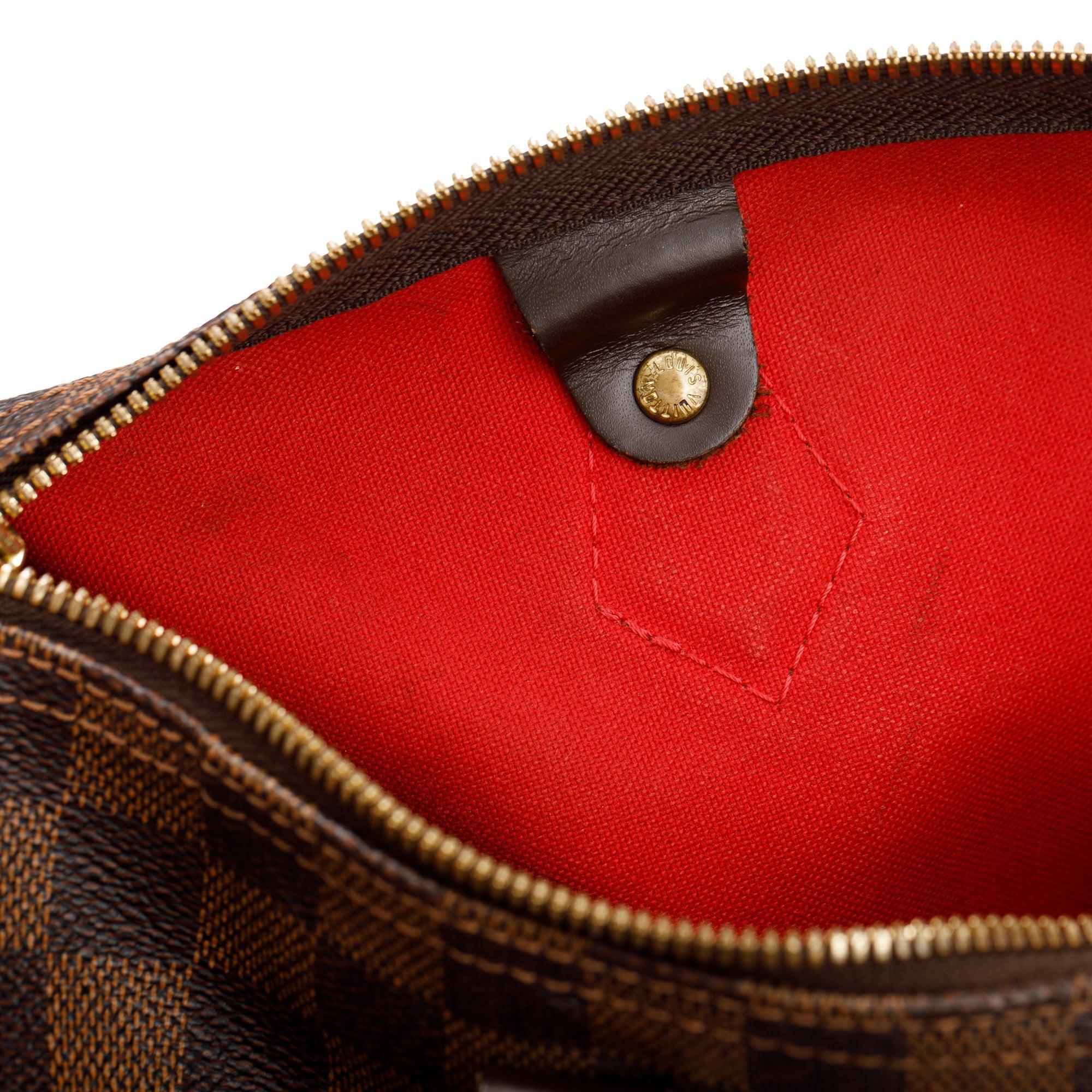 Louis Vuitton Damier Ebene Speedy Bandouliere 30 W/O Strap