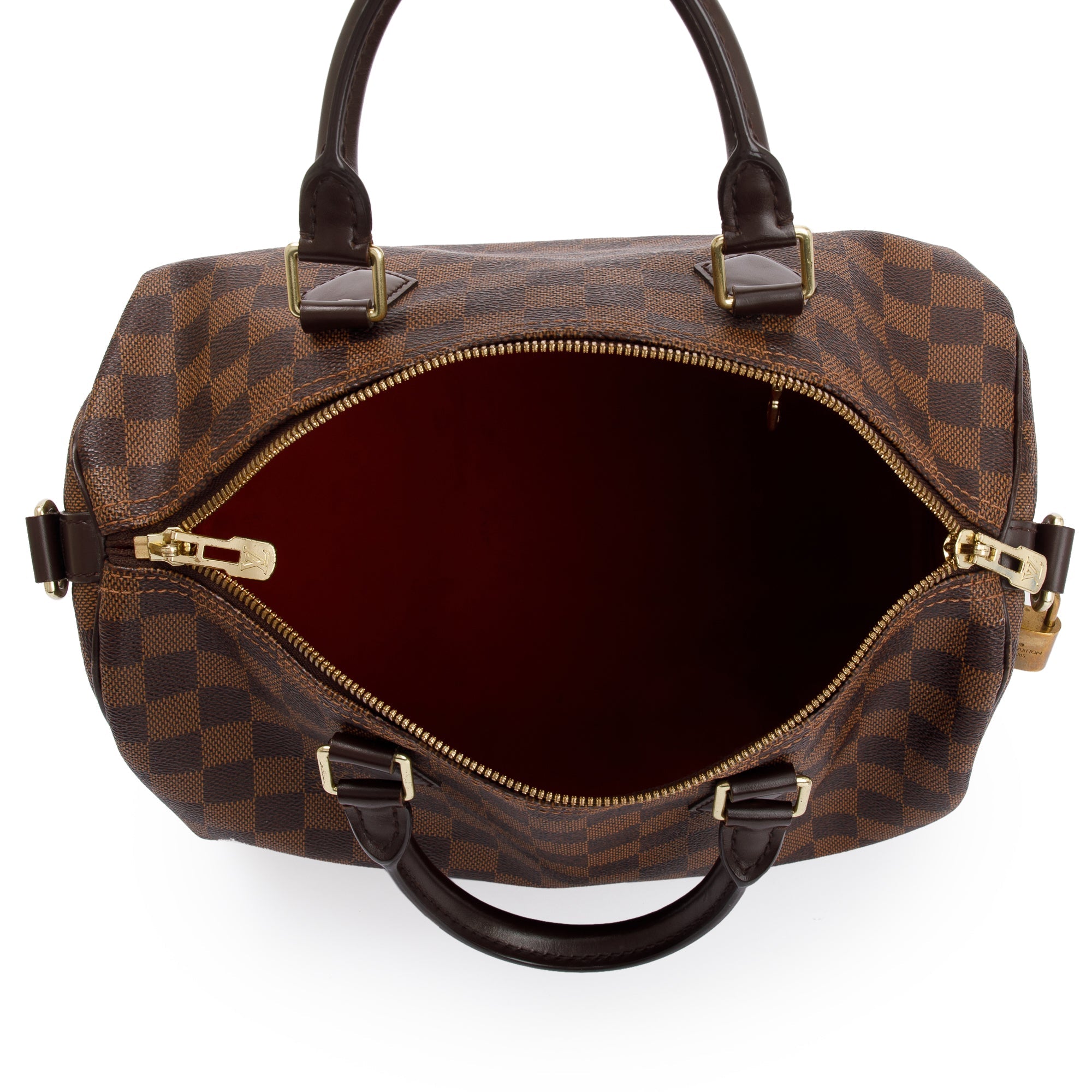 Louis Vuitton Damier Ebene Speedy Bandouliere 30 W/O Strap