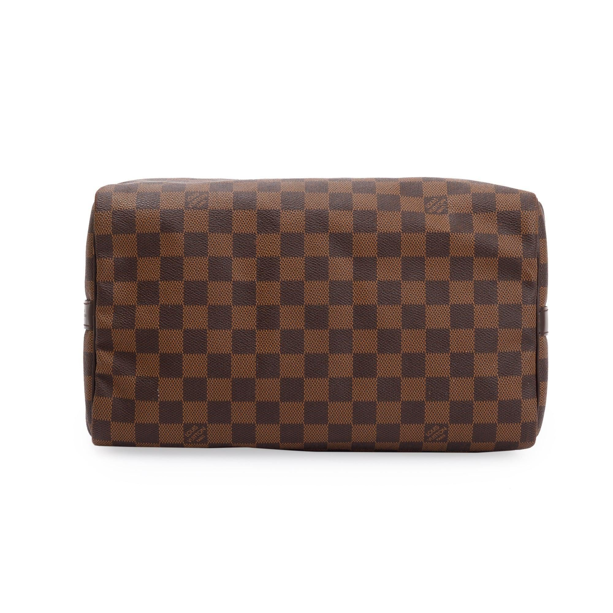 Louis Vuitton Damier Ebene Speedy Bandouliere 30 W/O Strap