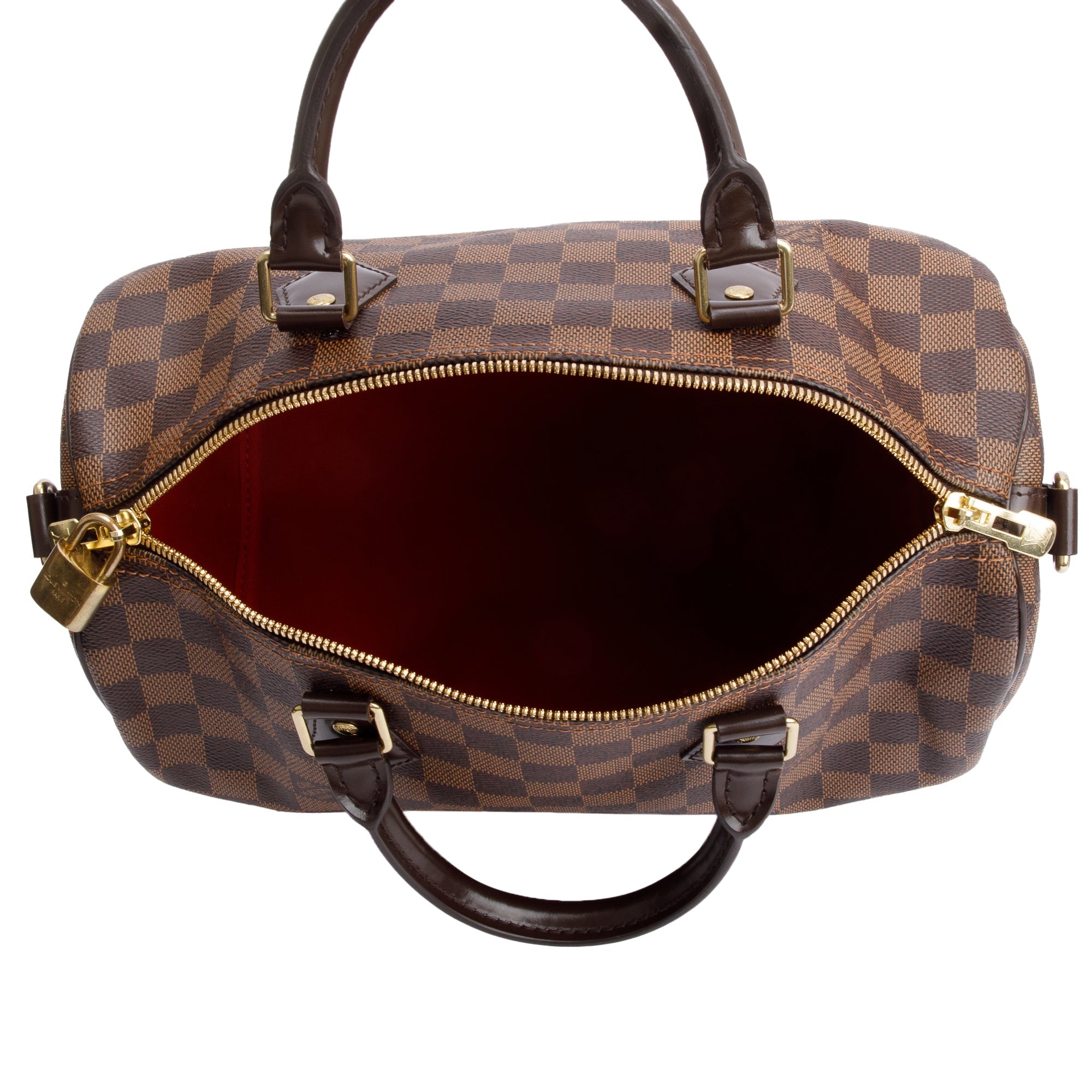 Louis Vuitton Damier Ebene Speedy Bandouliere 30 w/ Strap