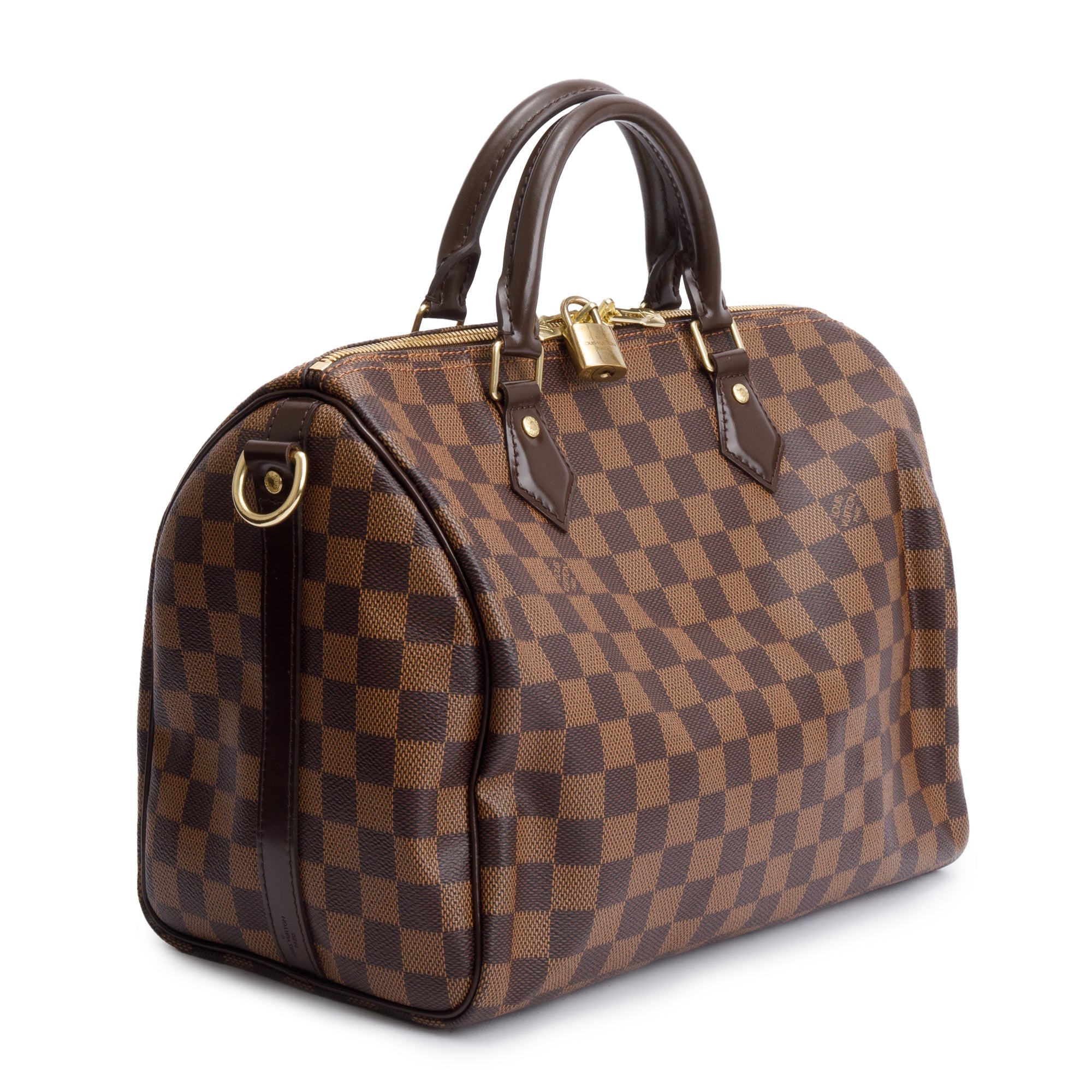 Louis Vuitton Damier Ebene Speedy Bandouliere 30 w/ Strap