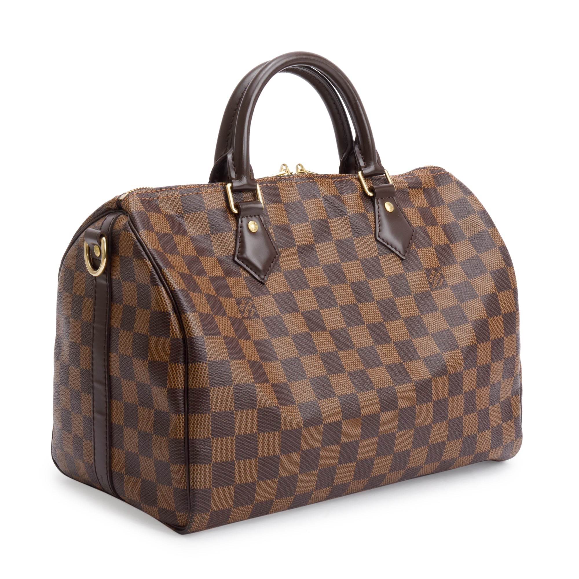 Louis Vuitton Damier Ebene Speedy Bandouliere 30 w/ Strap