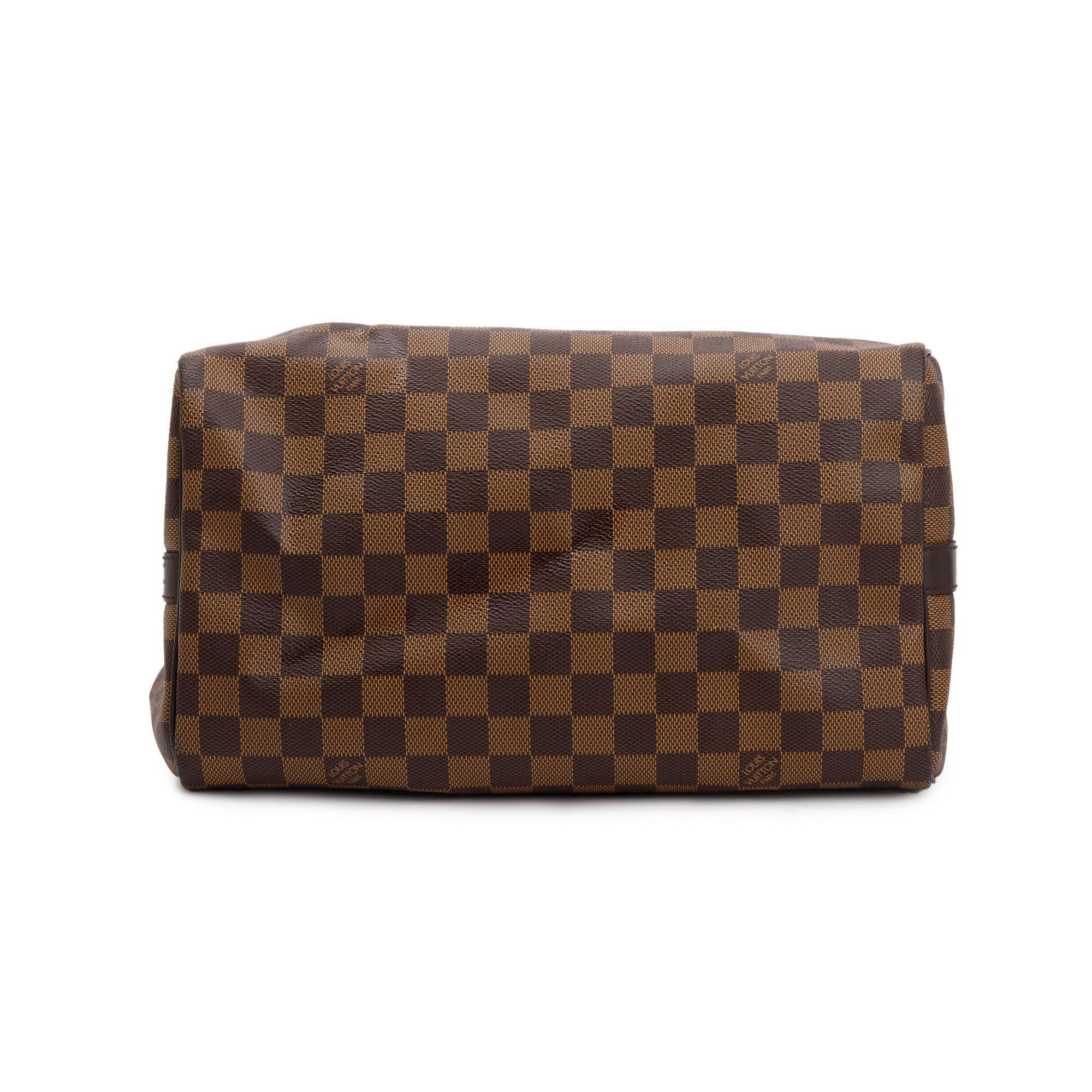 Louis Vuitton Damier Ebene Speedy Bandouliere 30 w/ Strap