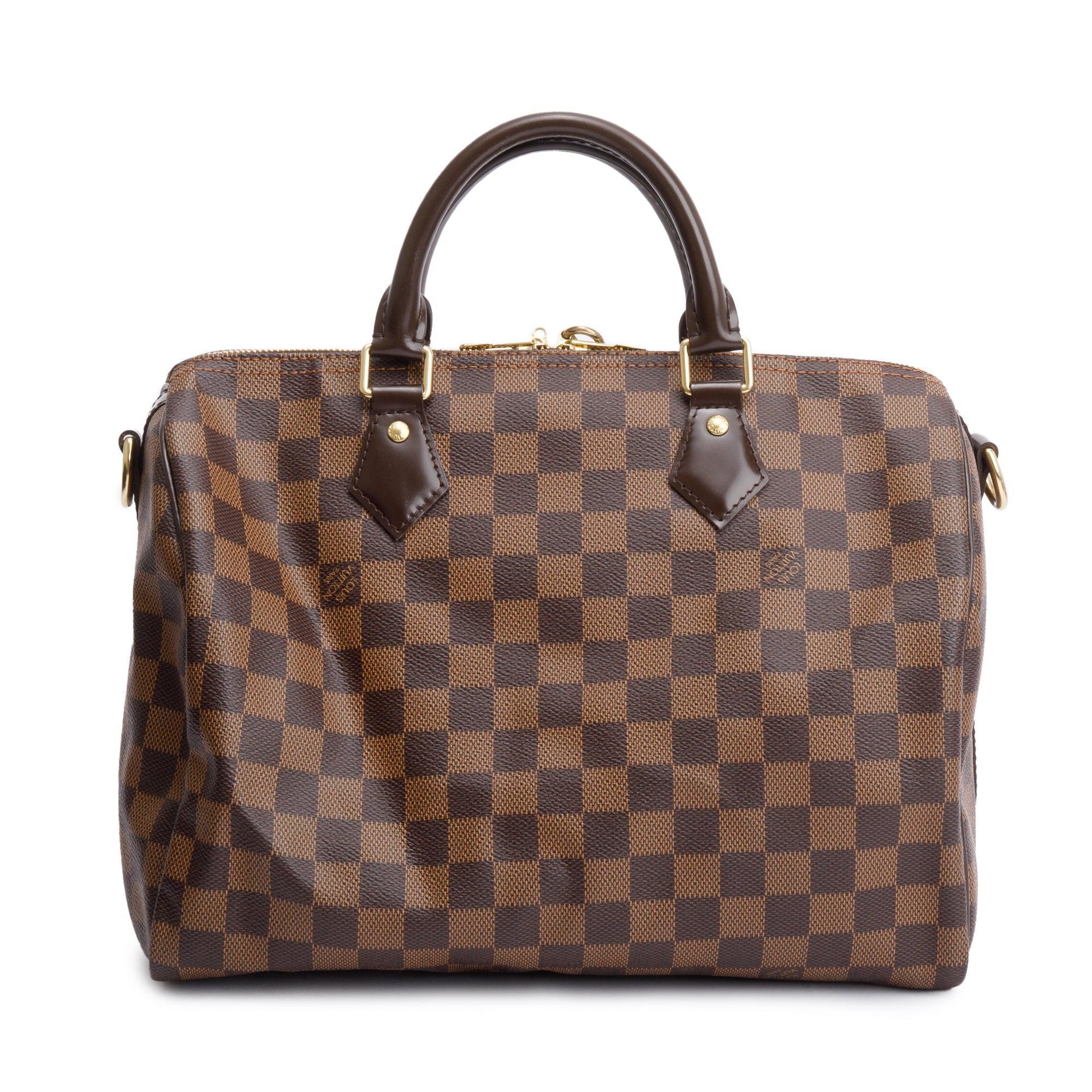 Louis Vuitton Damier Ebene Speedy Bandouliere 30 w/ Strap
