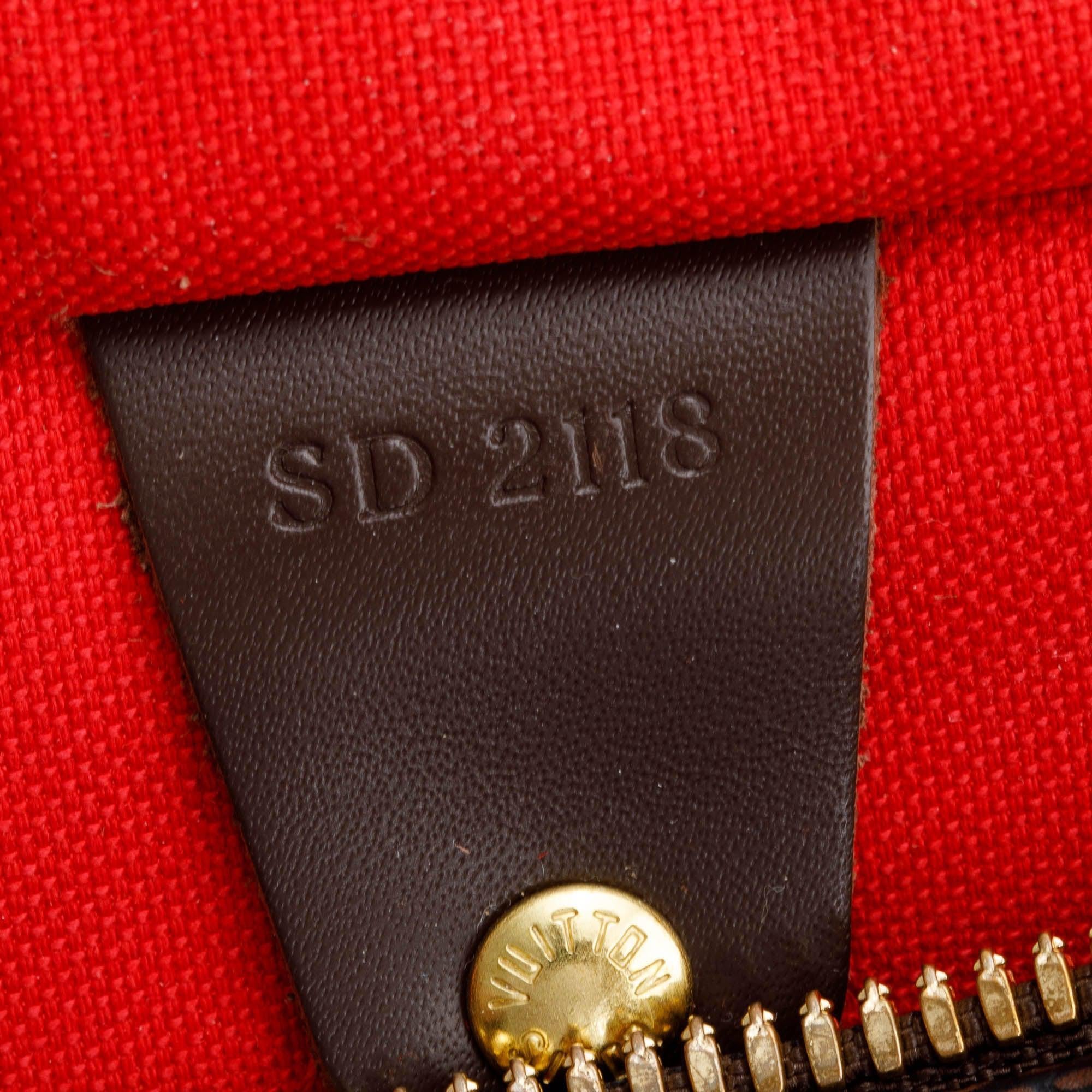 Louis Vuitton Damier Ebene Speedy Bandouliere 30 w/ Strap