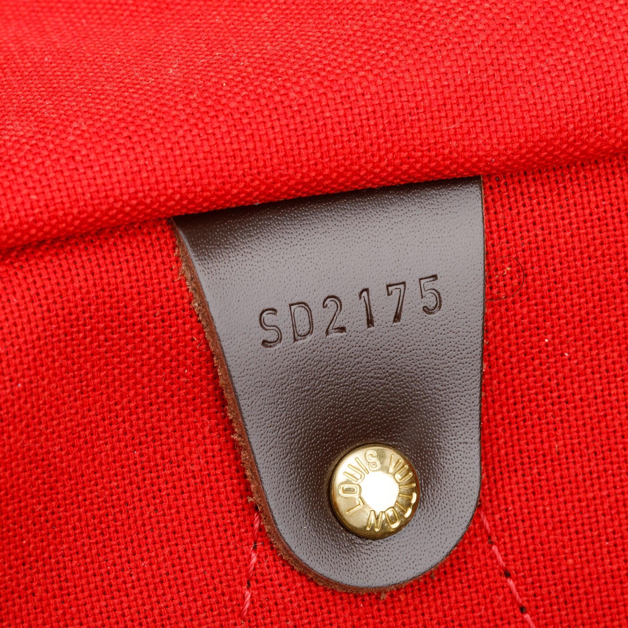 Louis Vuitton Damier Ebene Speedy Bandouliere 30 w/ Strap