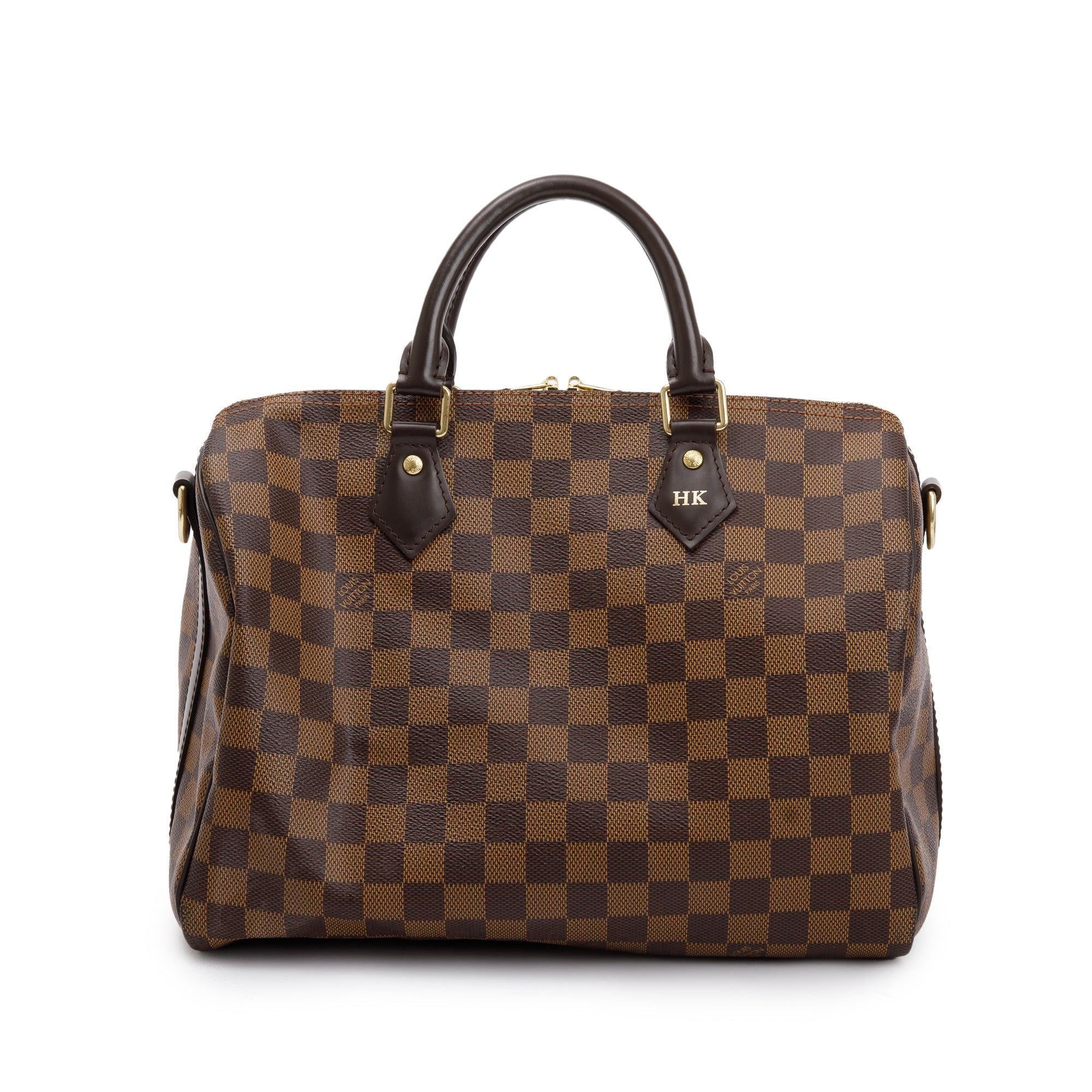 Louis Vuitton Damier Ebene Speedy Bandouliere 30 w/ Strap