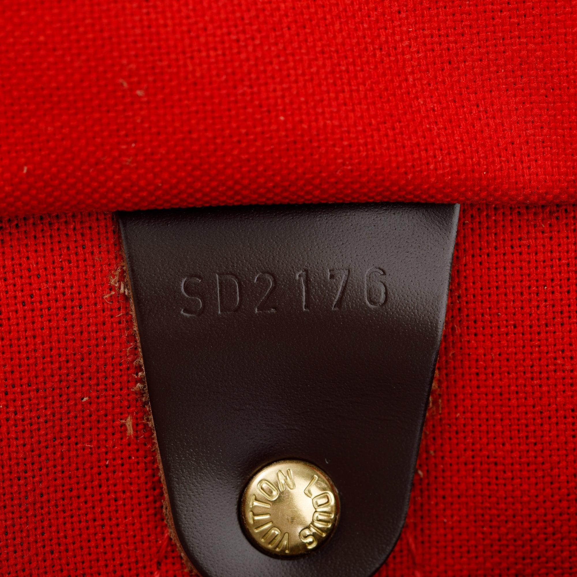 Louis Vuitton Damier Ebene Speedy Bandouliere 35 w/ Box & Receipt