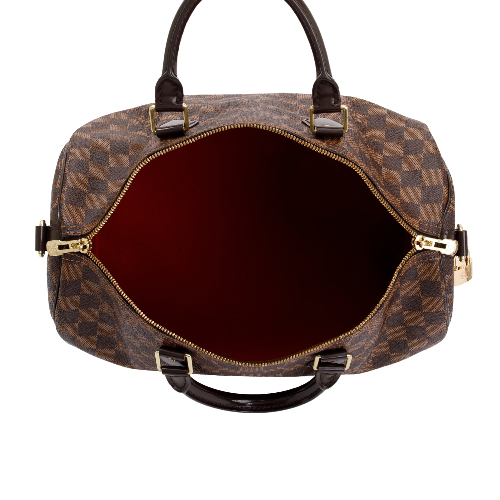 Louis Vuitton Damier Ebene Speedy Bandouliere 35 w/ Box & Receipt