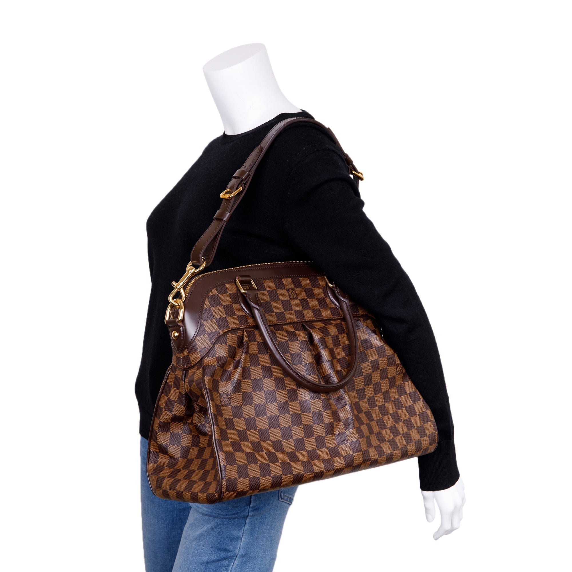 Louis Vuitton Damier Ebene Trevi GM w/ Strap