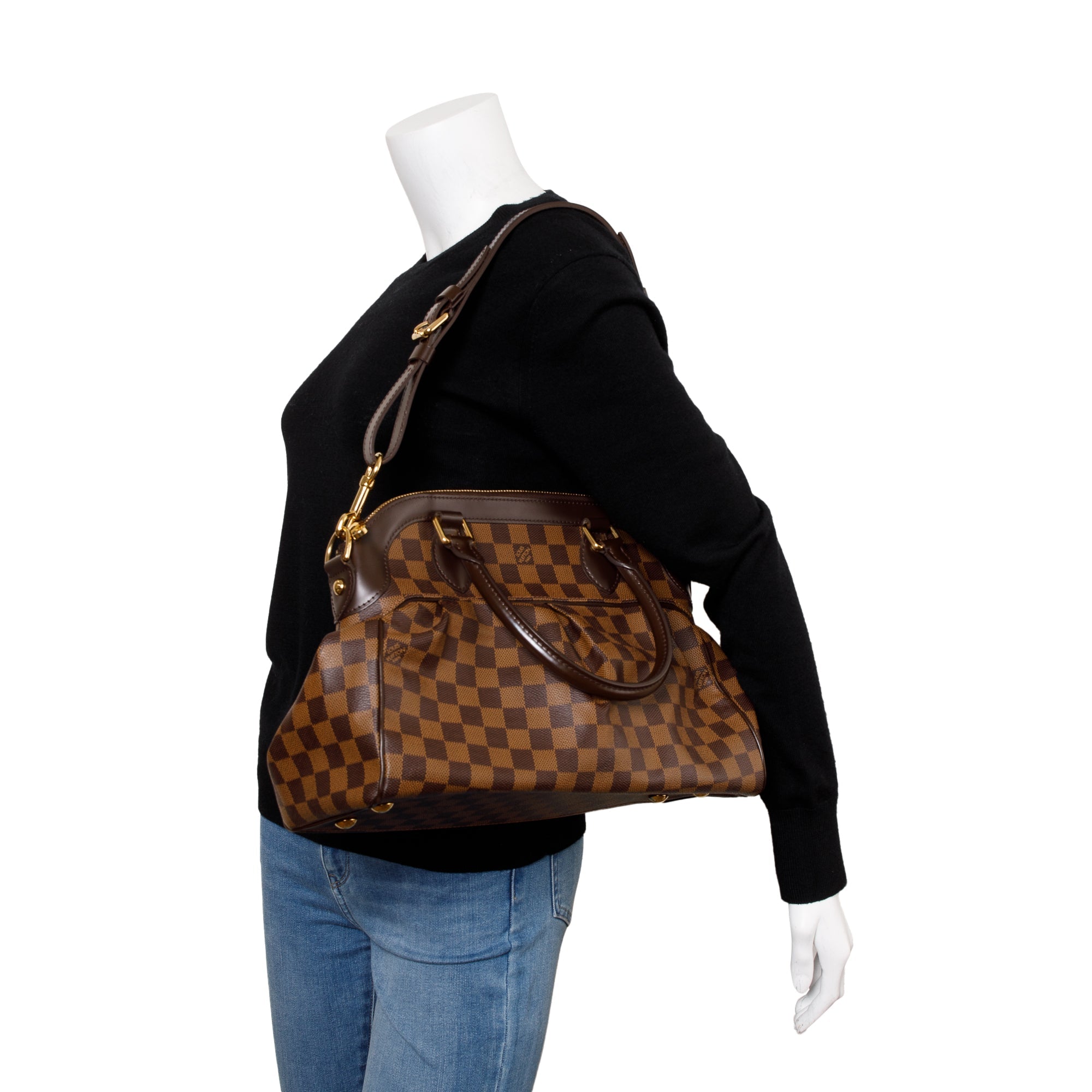 Louis Vuitton Damier Ebene Trevi PM w/ Strap