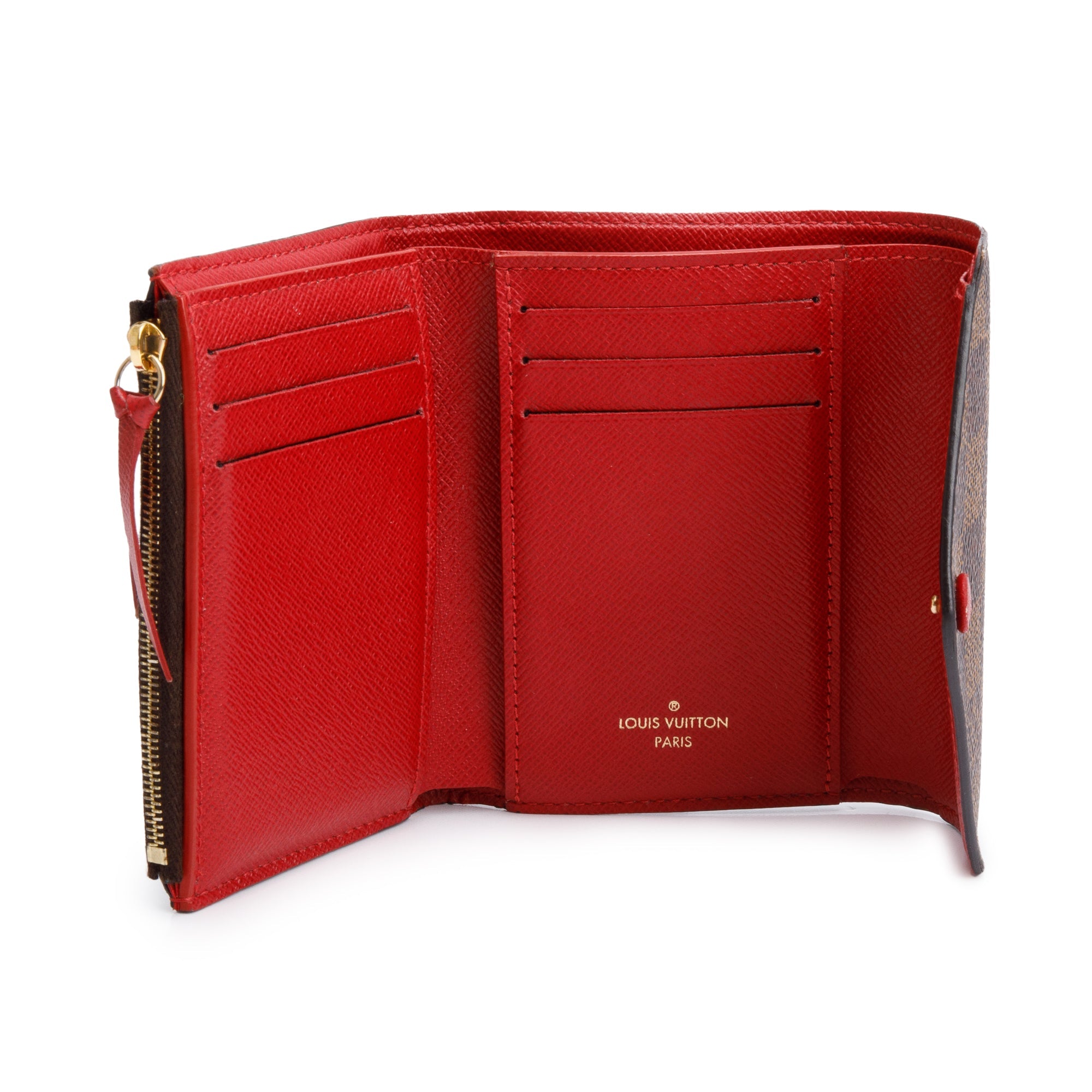 Louis Vuitton Damier Ebene Victorine Wallet w/ Box