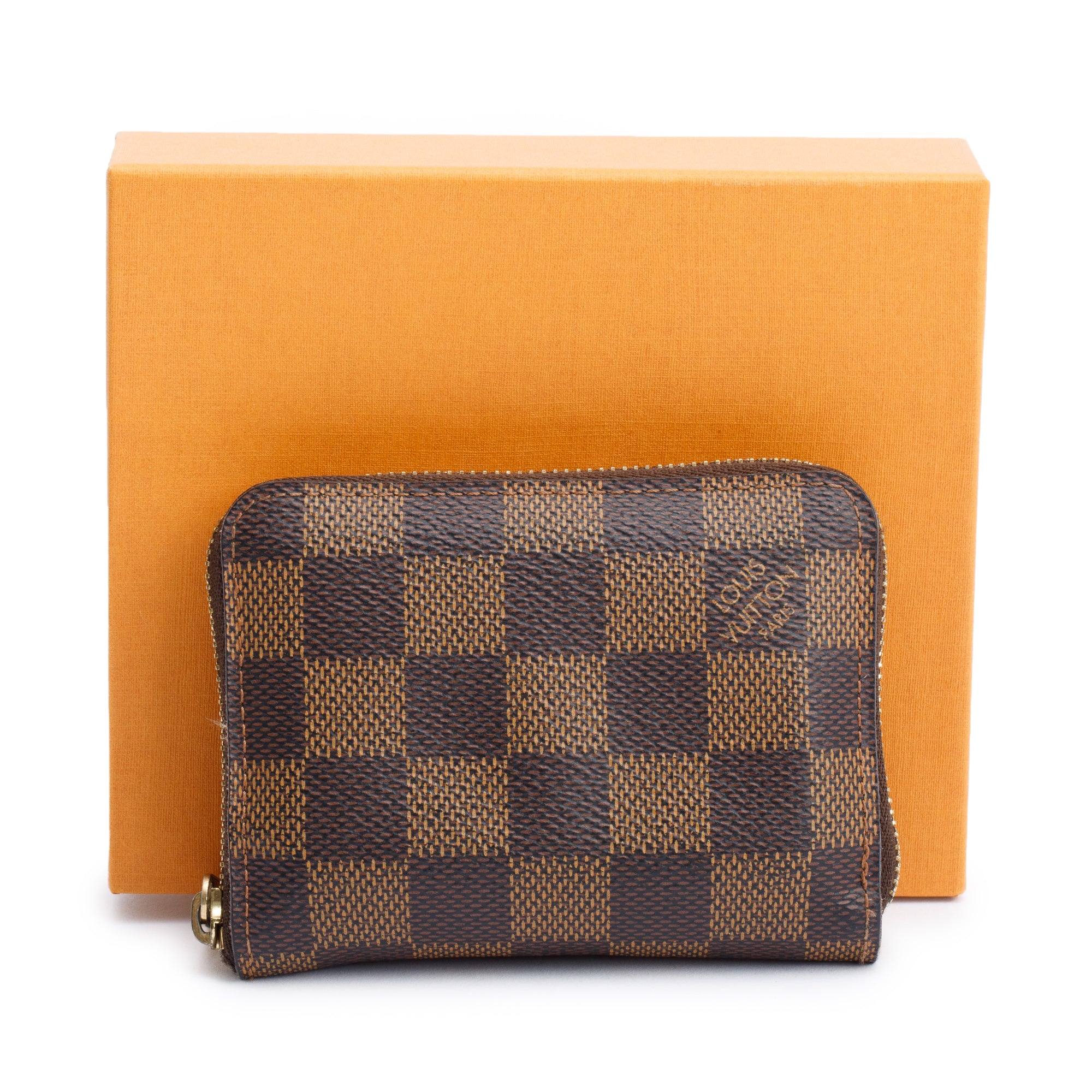 Louis Vuitton Damier Ebene Zippy Coin Purse w/ Box