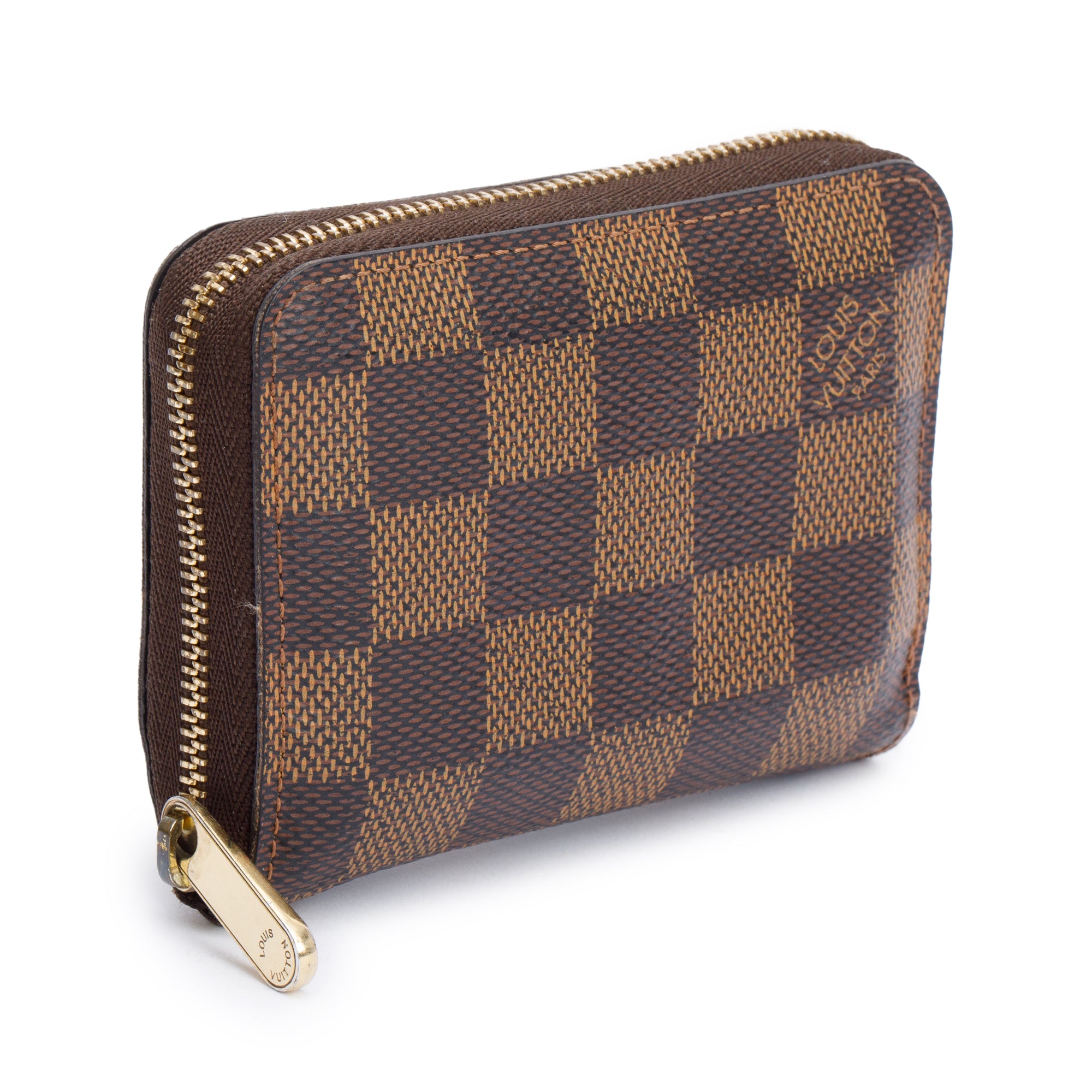 Louis Vuitton Damier Ebene Zippy Coin Purse w/ Box