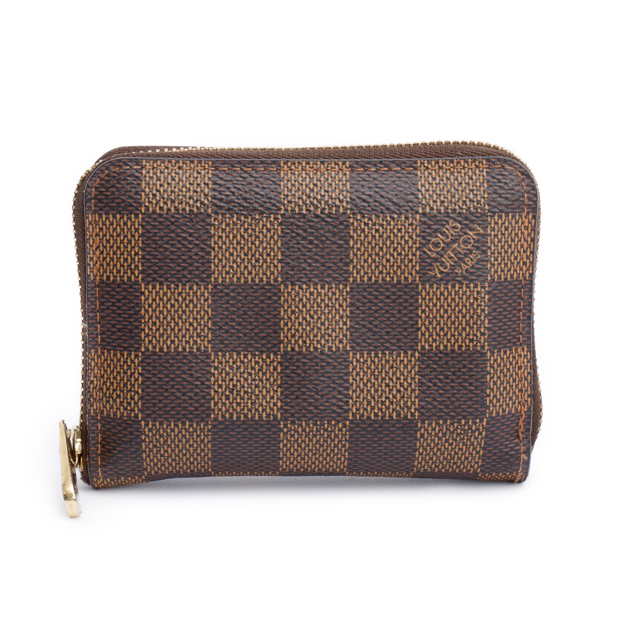Louis Vuitton Damier Ebene Zippy Coin Purse w/ Box