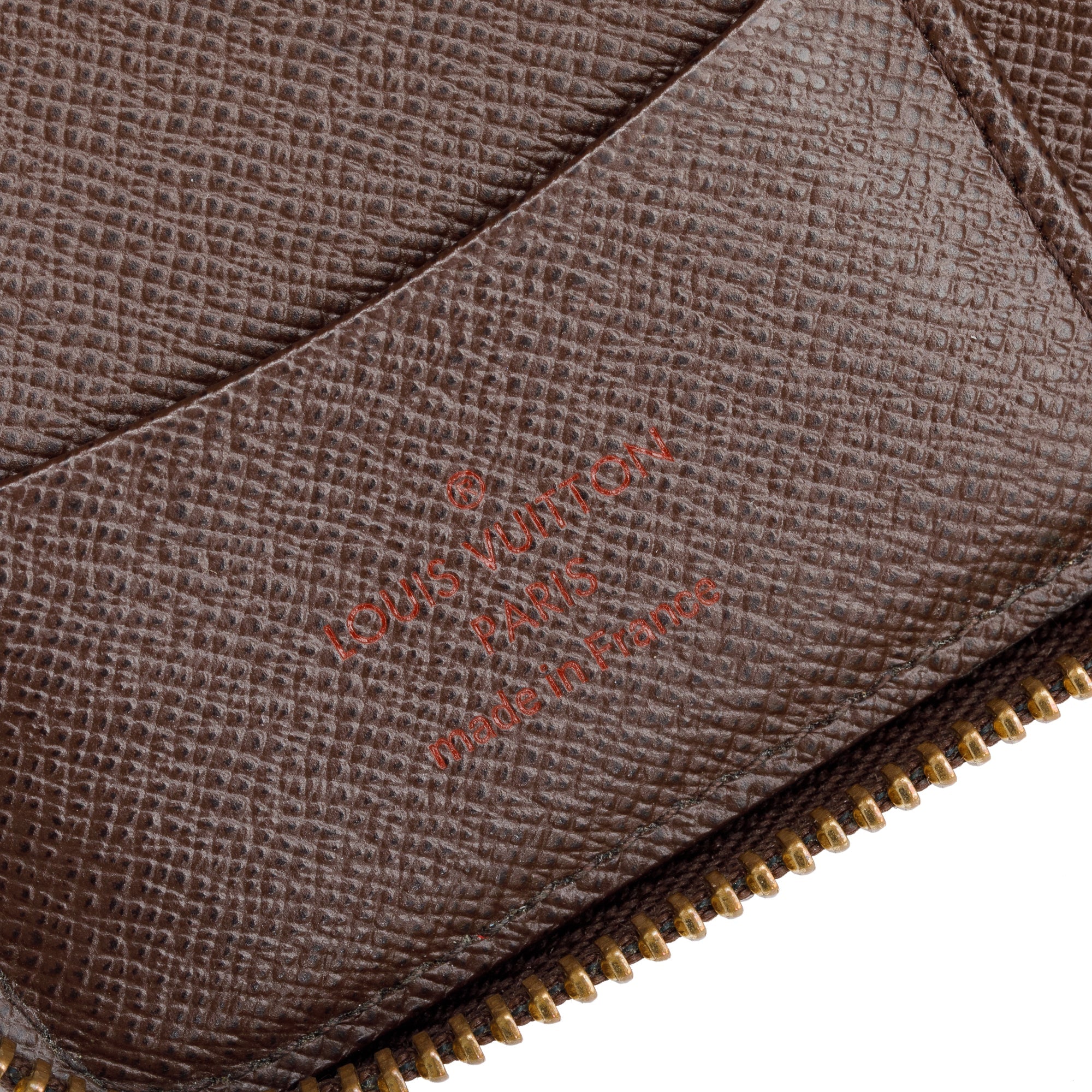 Louis Vuitton Damier Ebene Zippy Compact Wallet w/ Box & Receipt