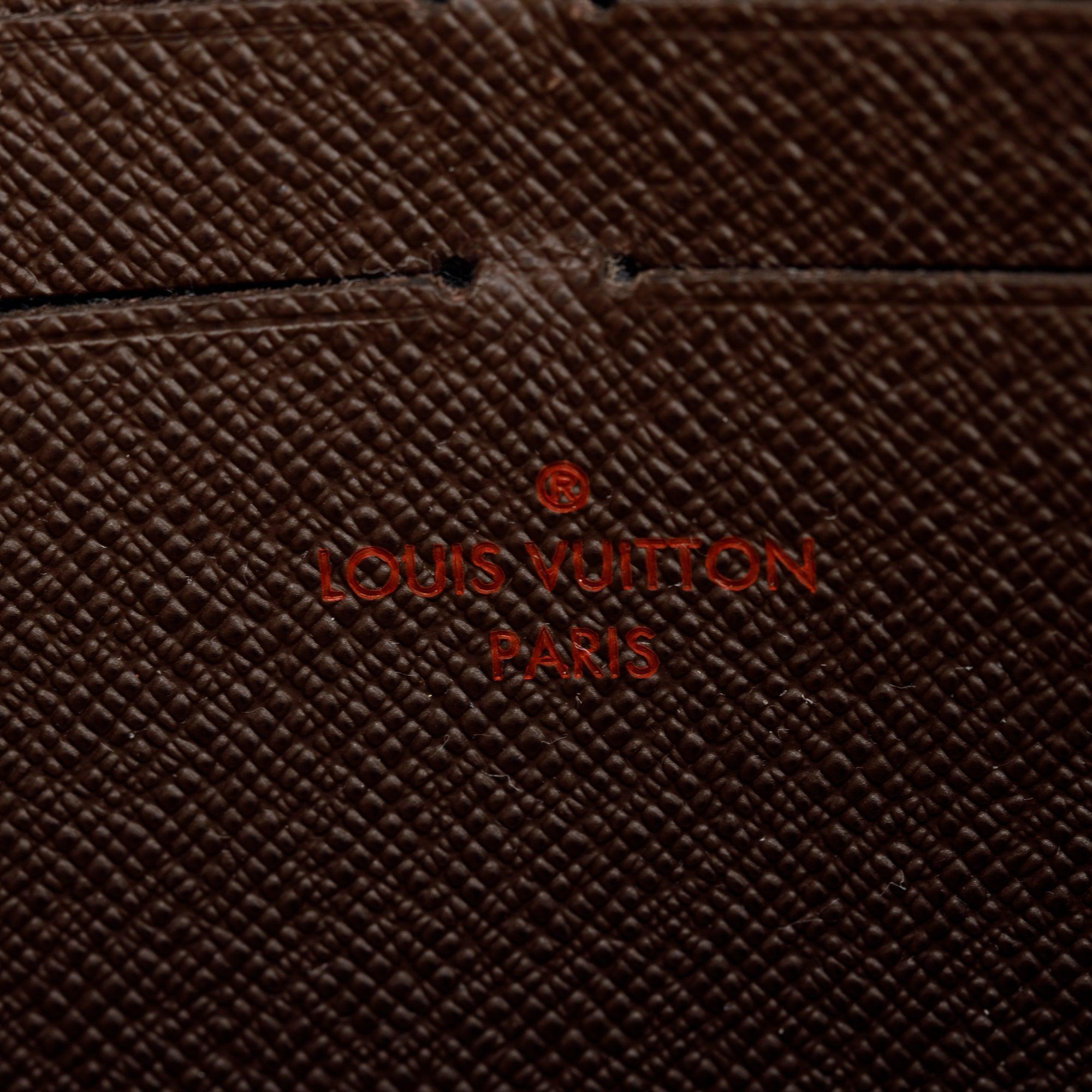 Louis Vuitton Damier Ebene Zippy Wallet w/ Box