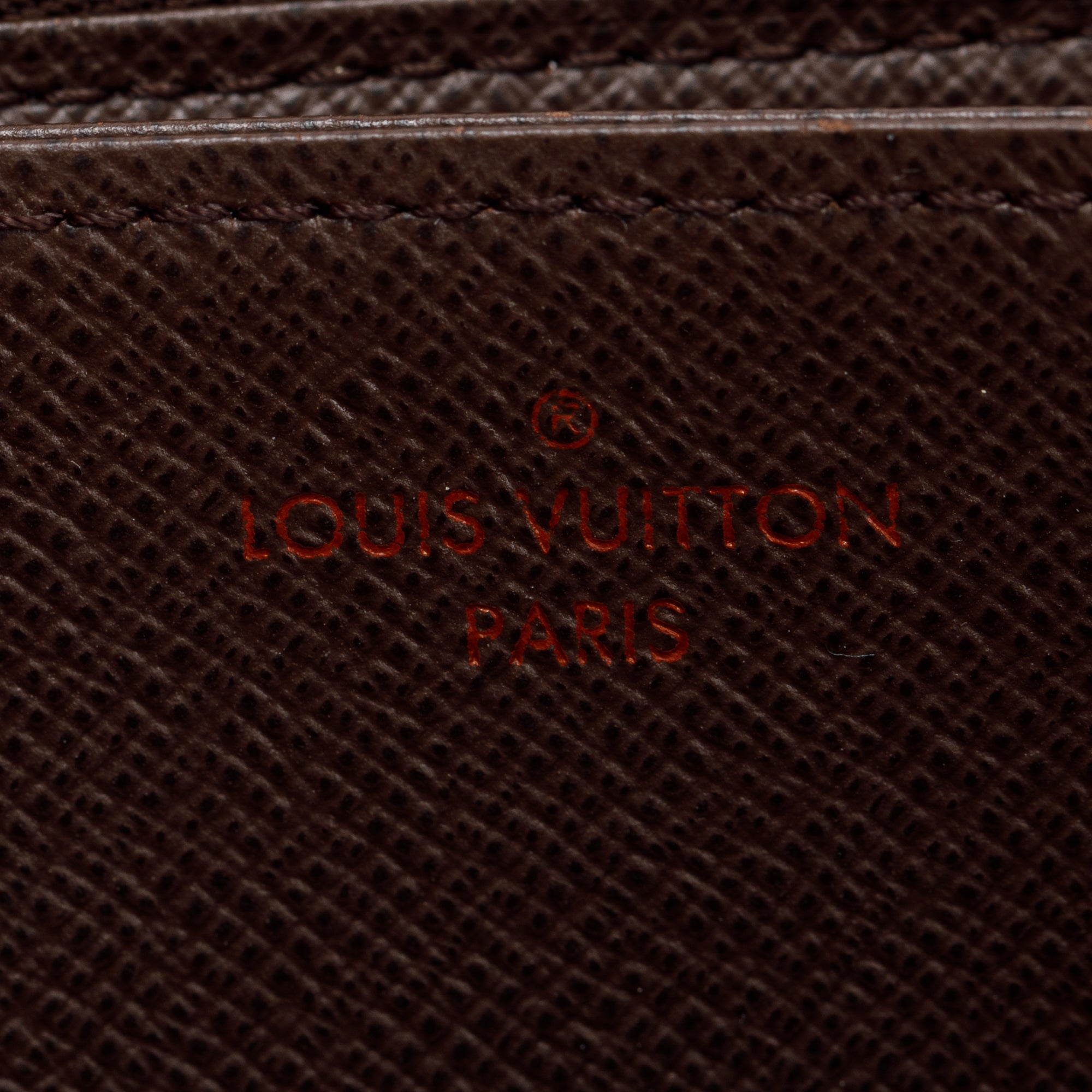 Louis Vuitton Damier Ebene Zippy Wallet w/ Box & Receipt