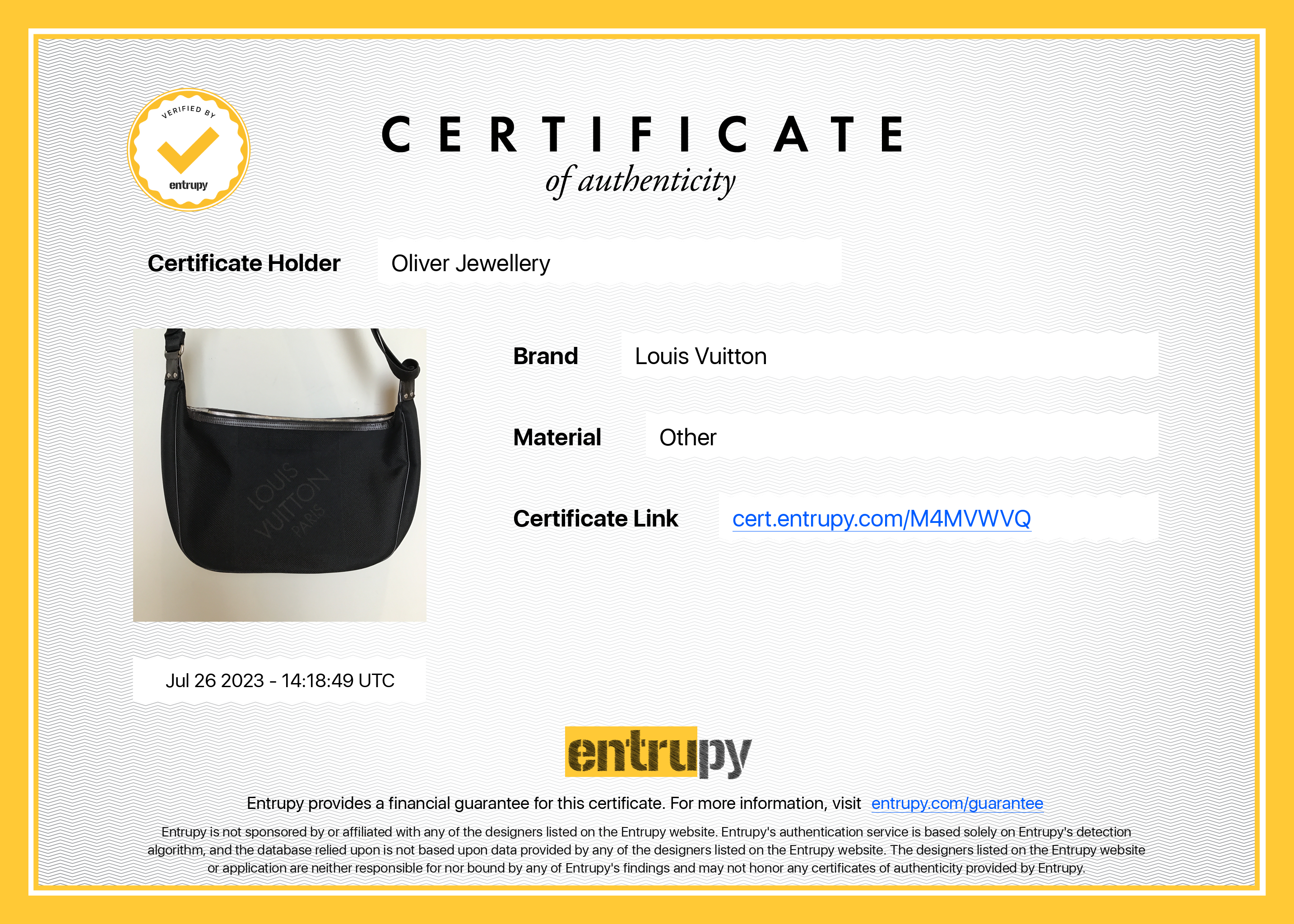 Louis Vuitton Damier Geant Explorateur Messenger Bag