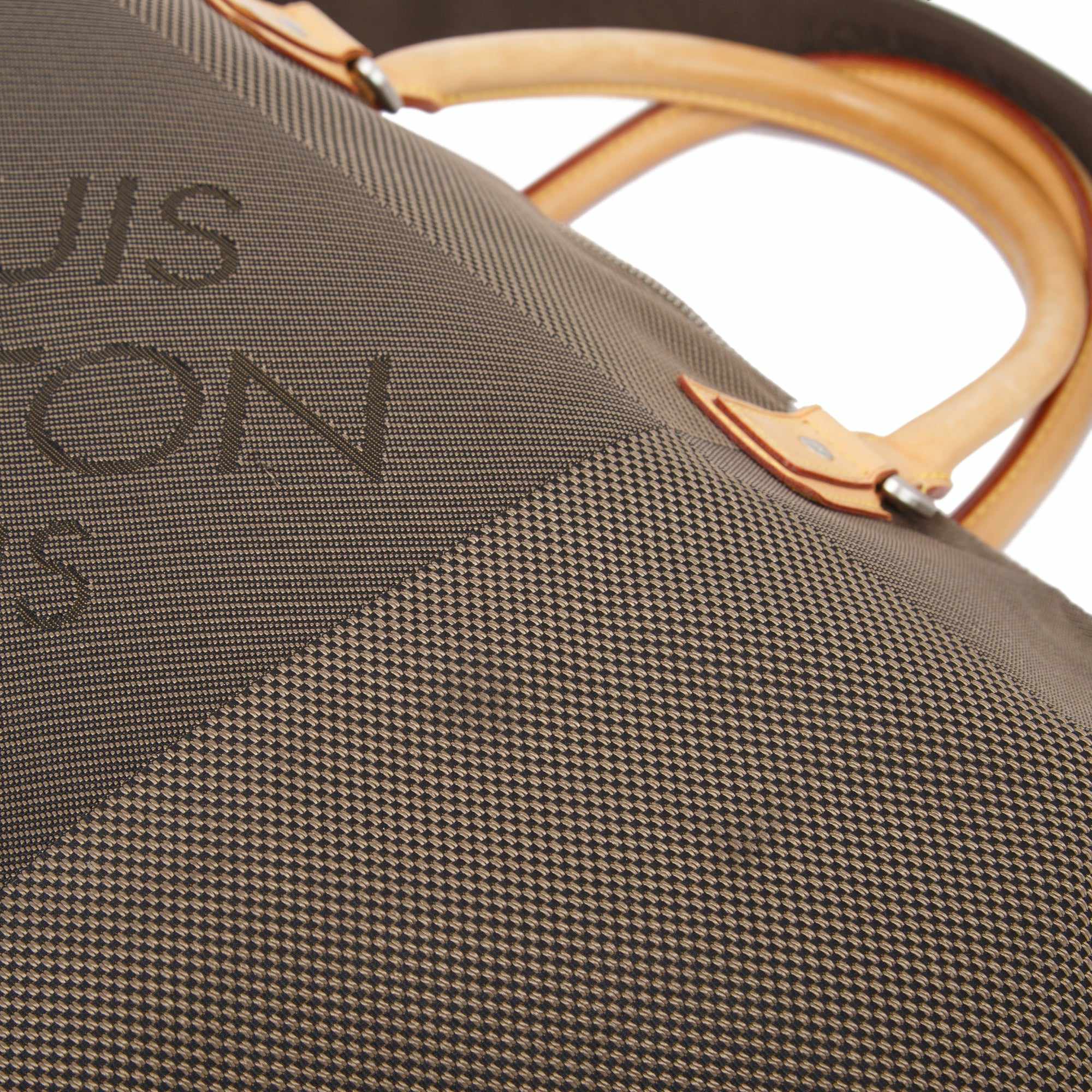 Louis Vuitton Attaquant Duffle Khaki Terre Damier Geant Boston 232363 Brown  Canvas Weekend/Travel Bag, Louis Vuitton