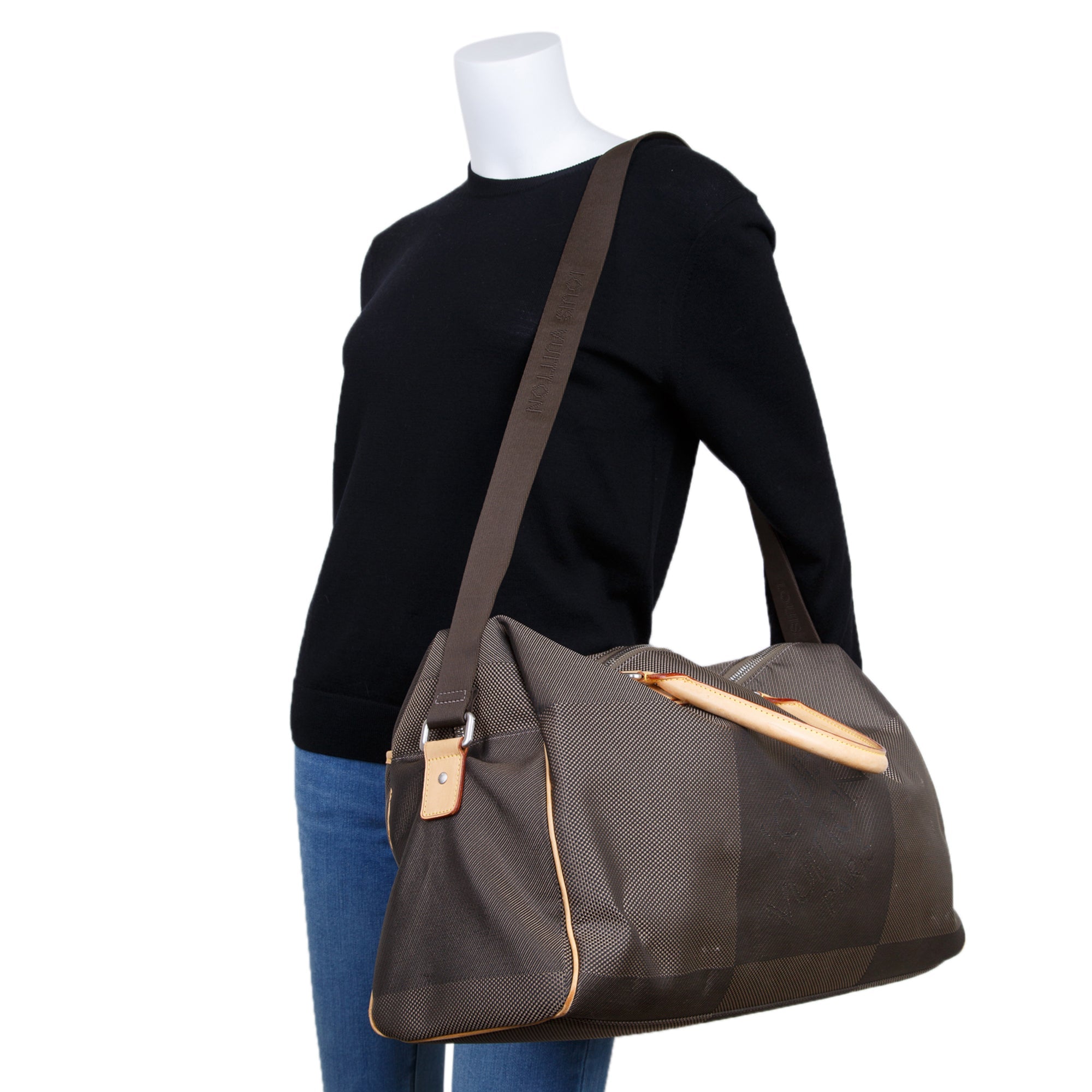 Louis Vuitton Damier Geant Souverain Duffle Bag