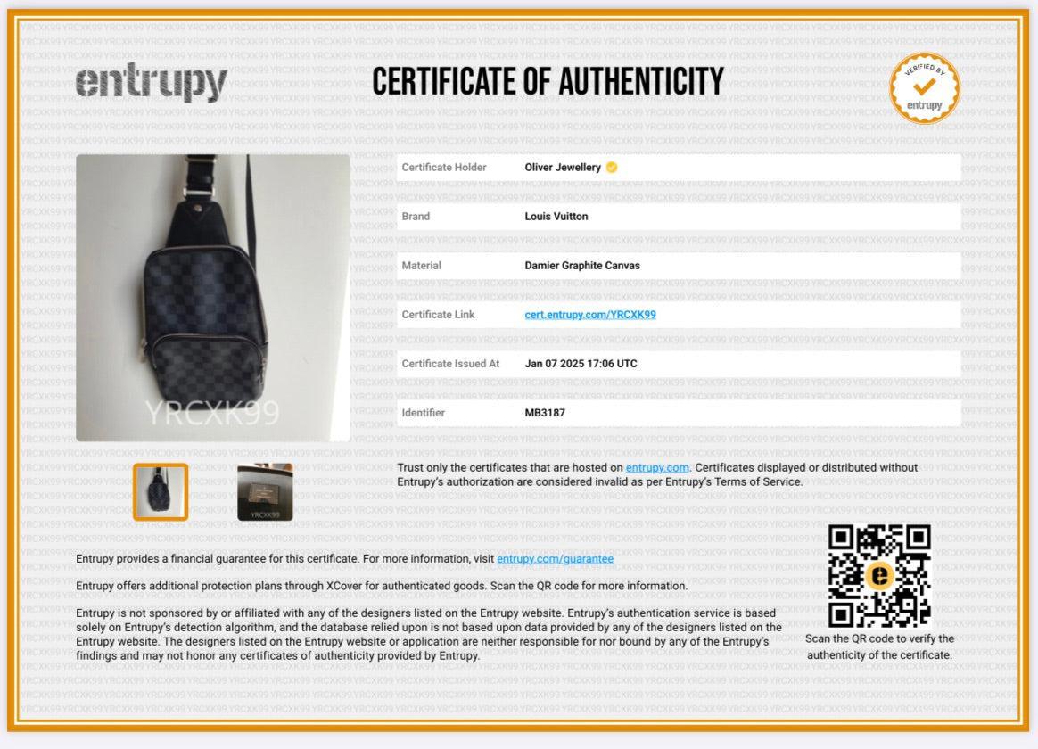 Louis Vuitton Damier Graphite Avenue Sling Bag