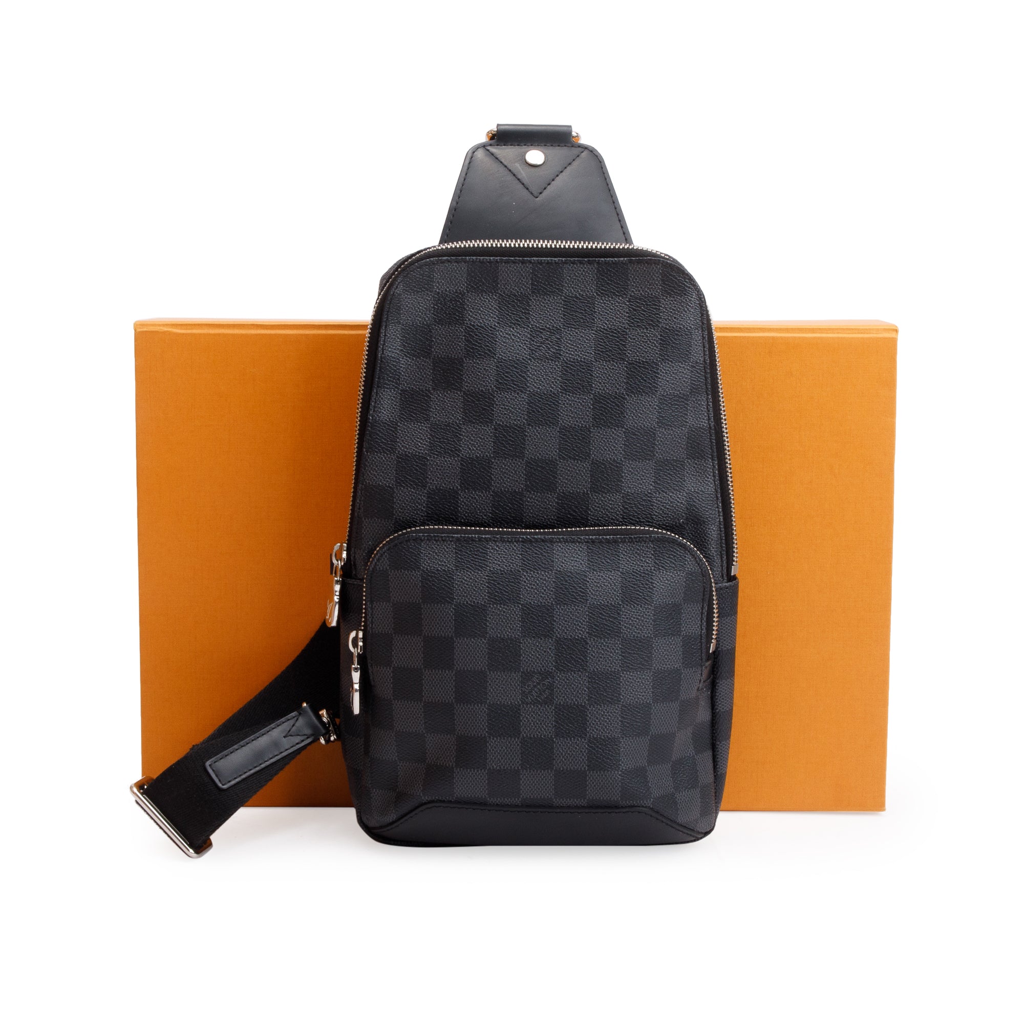 Louis Vuitton Damier Graphite Avenue Sling Bag w/ Box