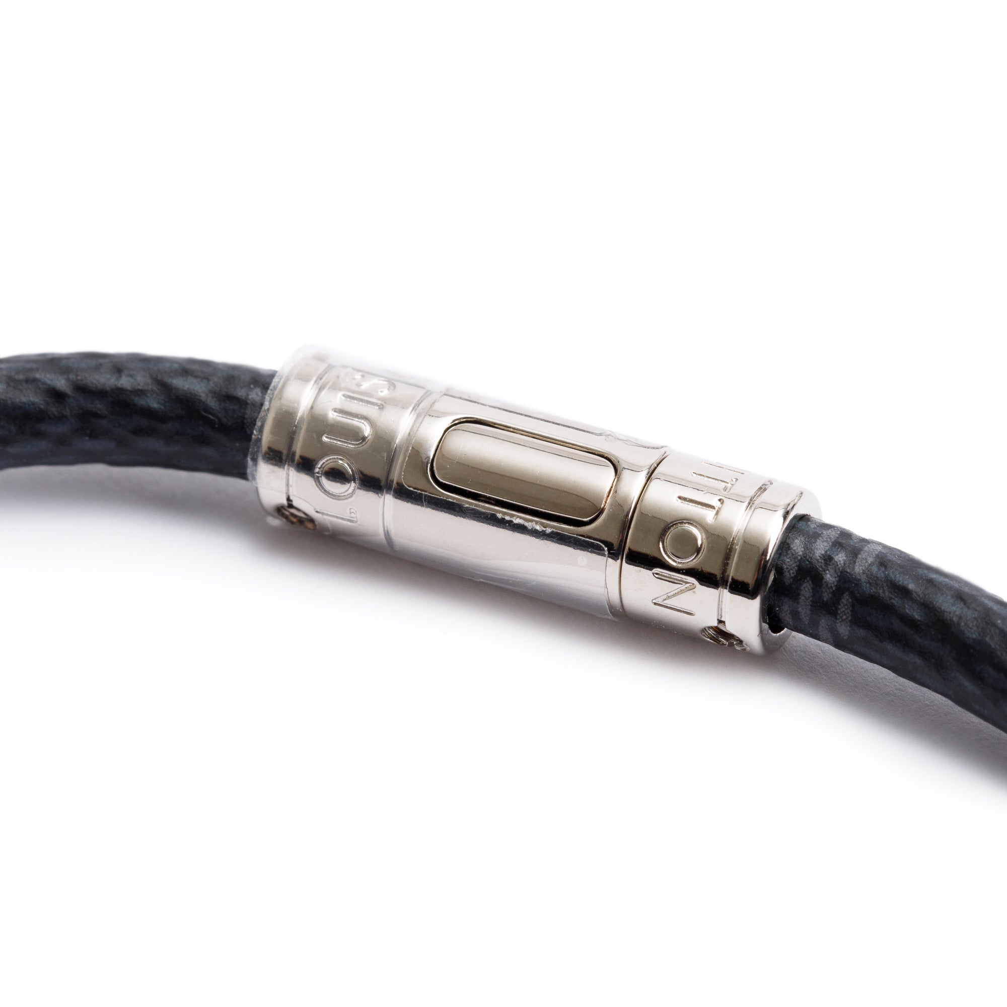 Louis Vuitton Damier Graphite Keep It Bracelet w/ Box