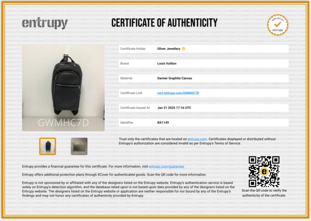 Louis Vuitton Damier Graphite Michael Backpack