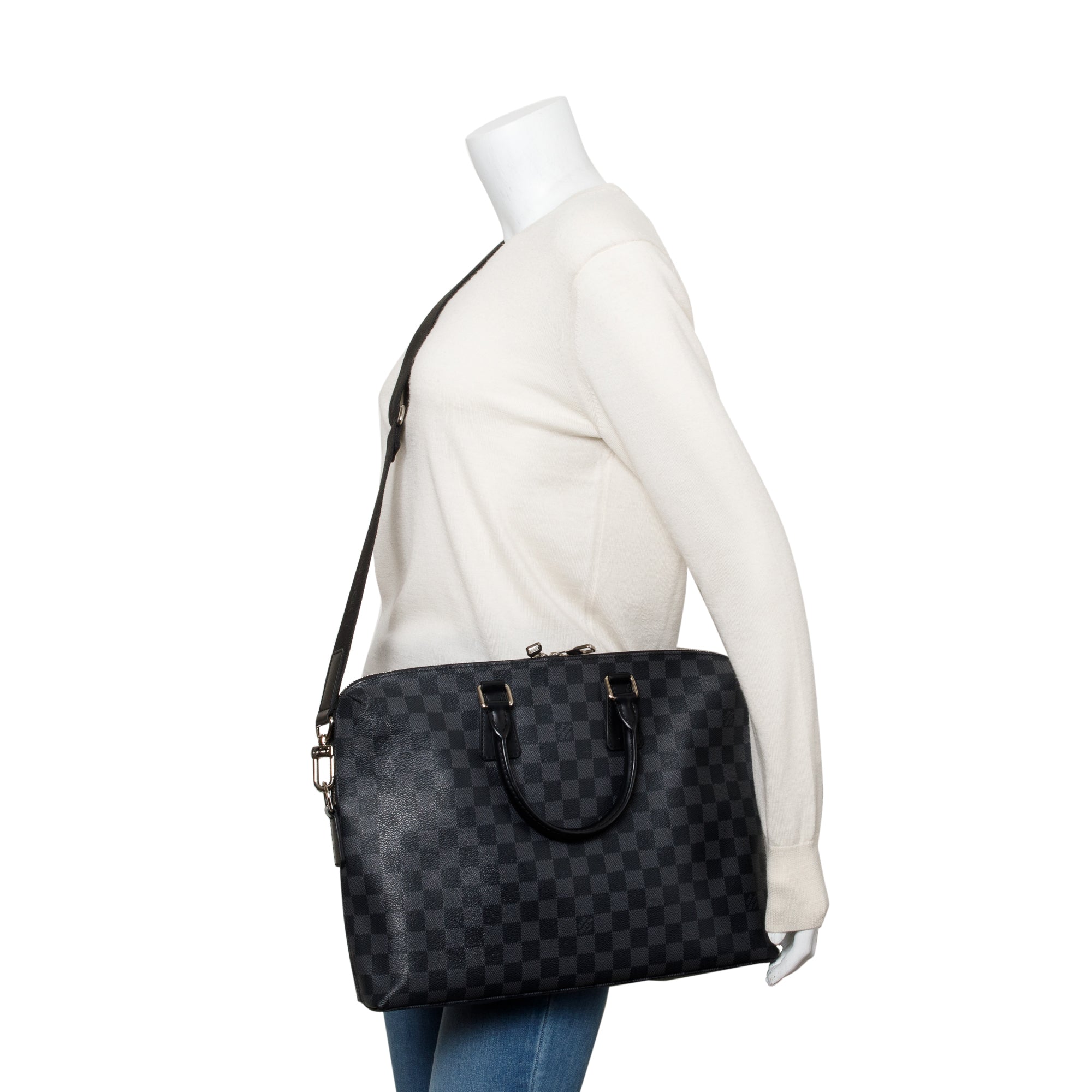 Louis Vuitton Damier Graphite Porte-Documents Jour w/ Strap