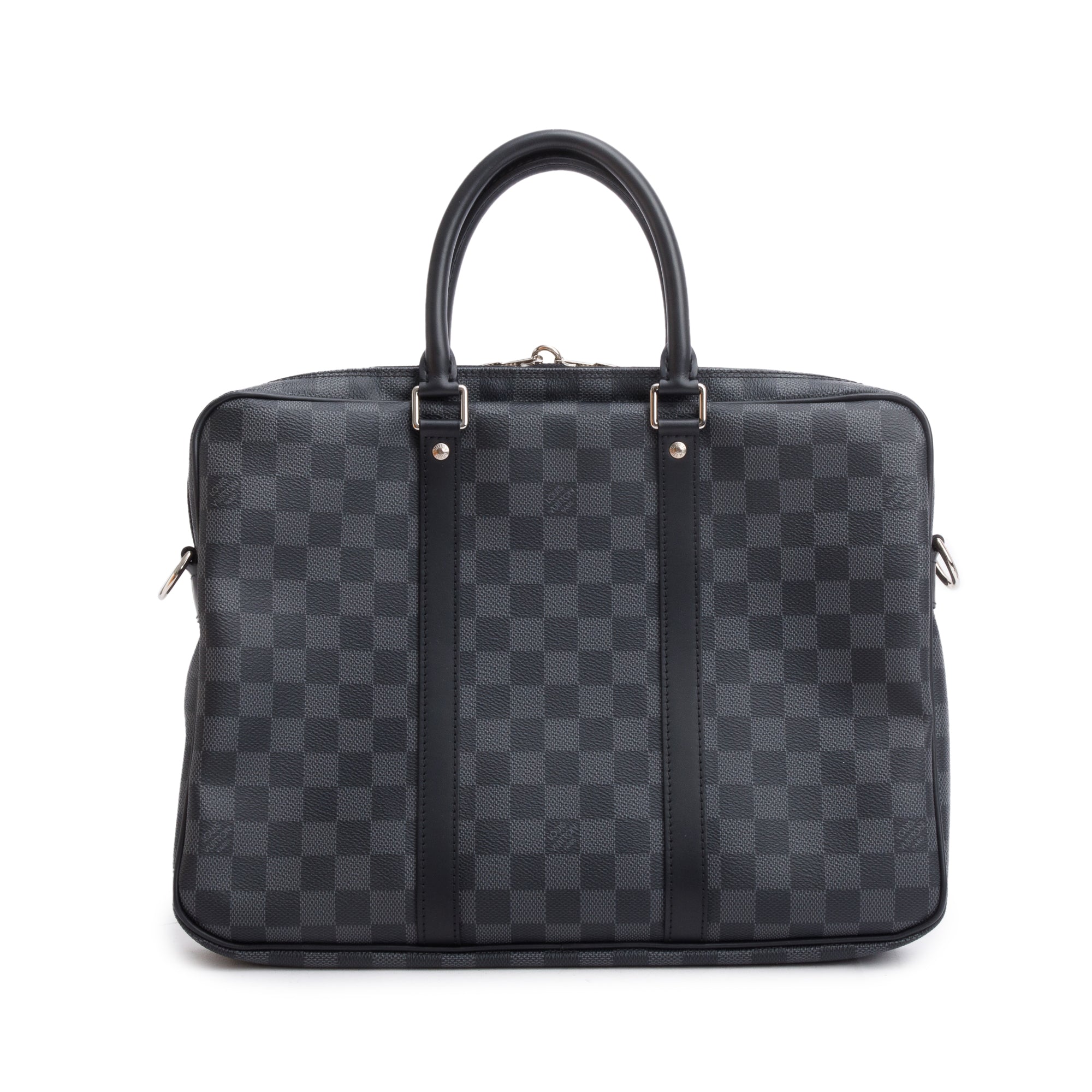 Louis Vuitton Damier Graphite Porte-Documents Voyage PM w/ Strap & Box