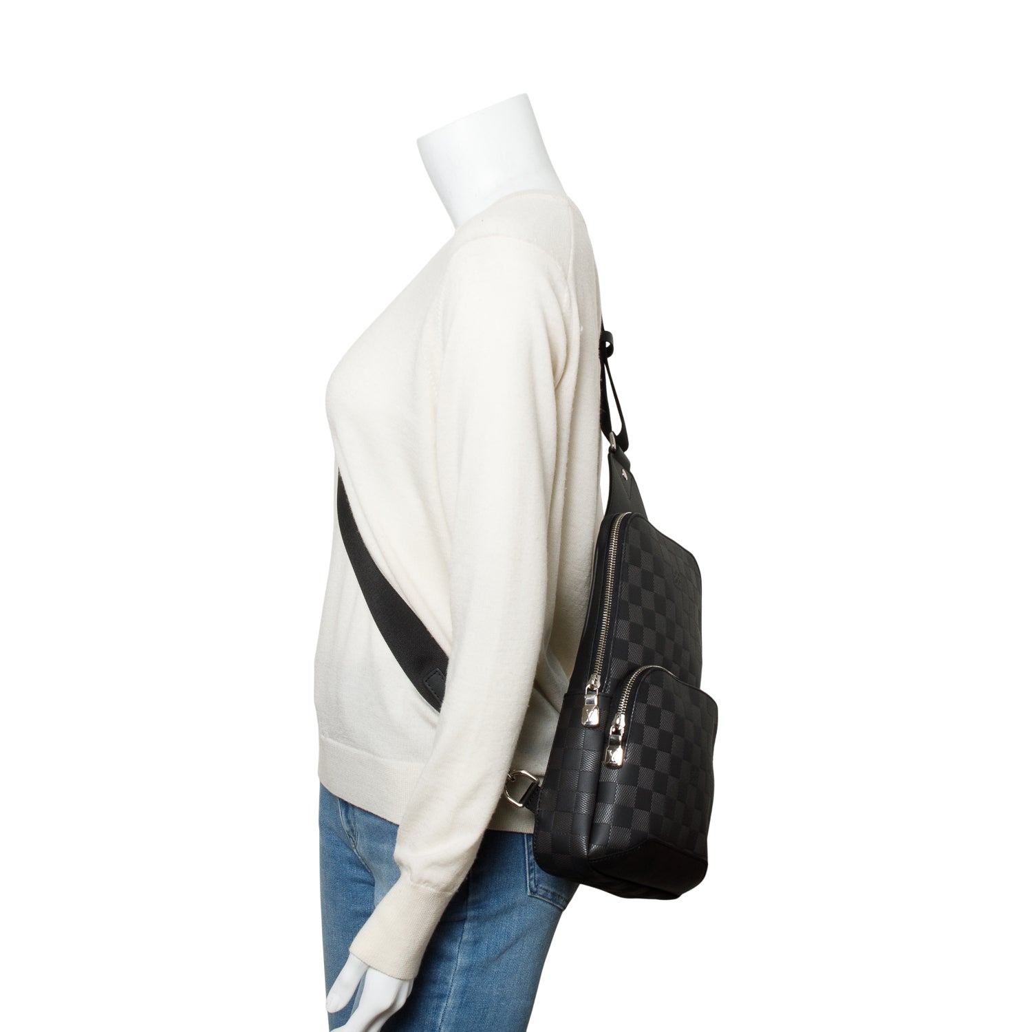 Louis Vuitton Damier Infini Avenue Sling Bag w/ Box