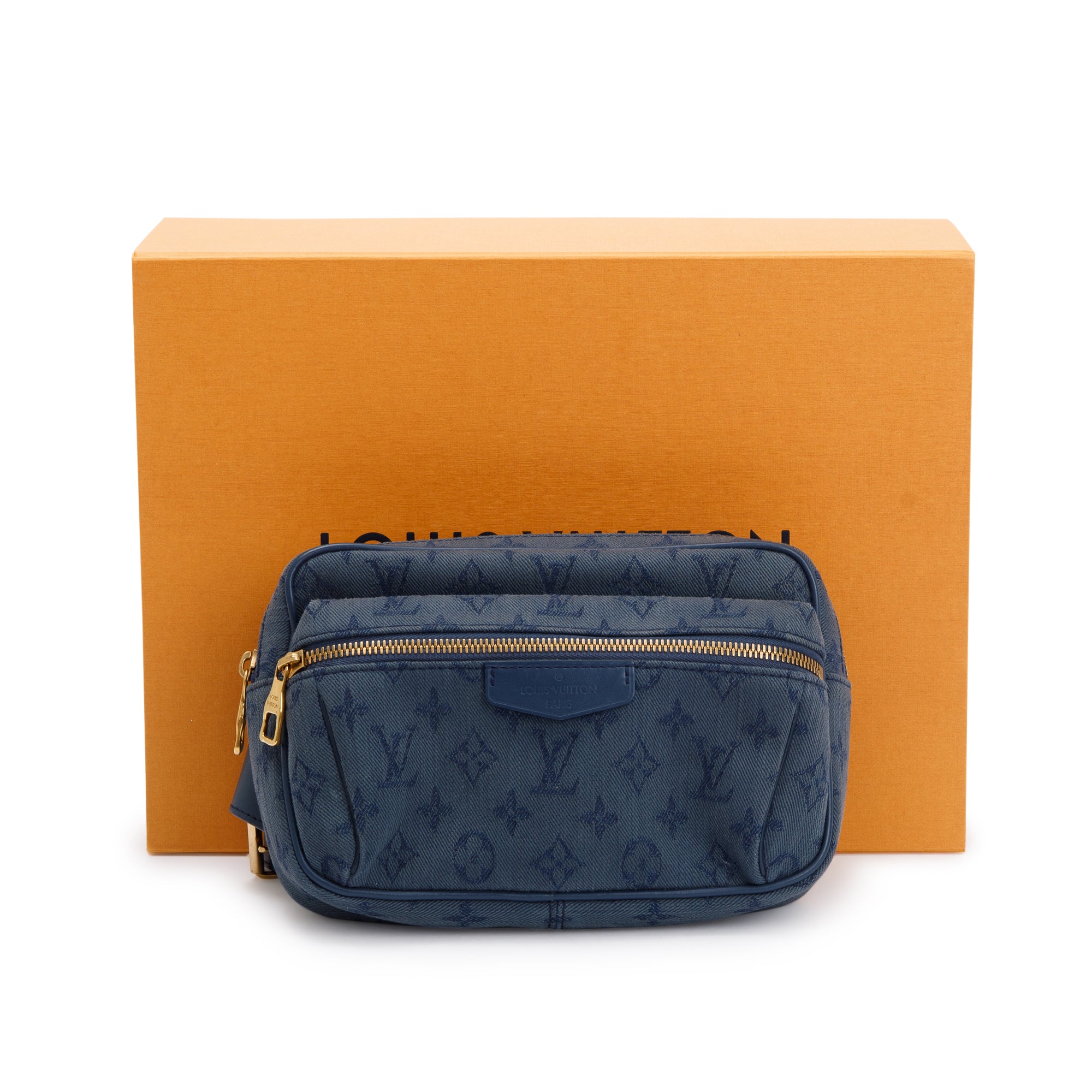 Louis Vuitton Denim Monogram Outdoor Bumbag w/ Box